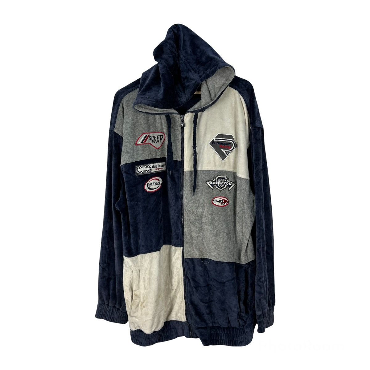 Japanese Brand VINTAGE SUPERSPORT RACING HOODIE BIG LOGO WORKER JACKET Size US XL / EU 56 / 4 - 1 Thumbnail