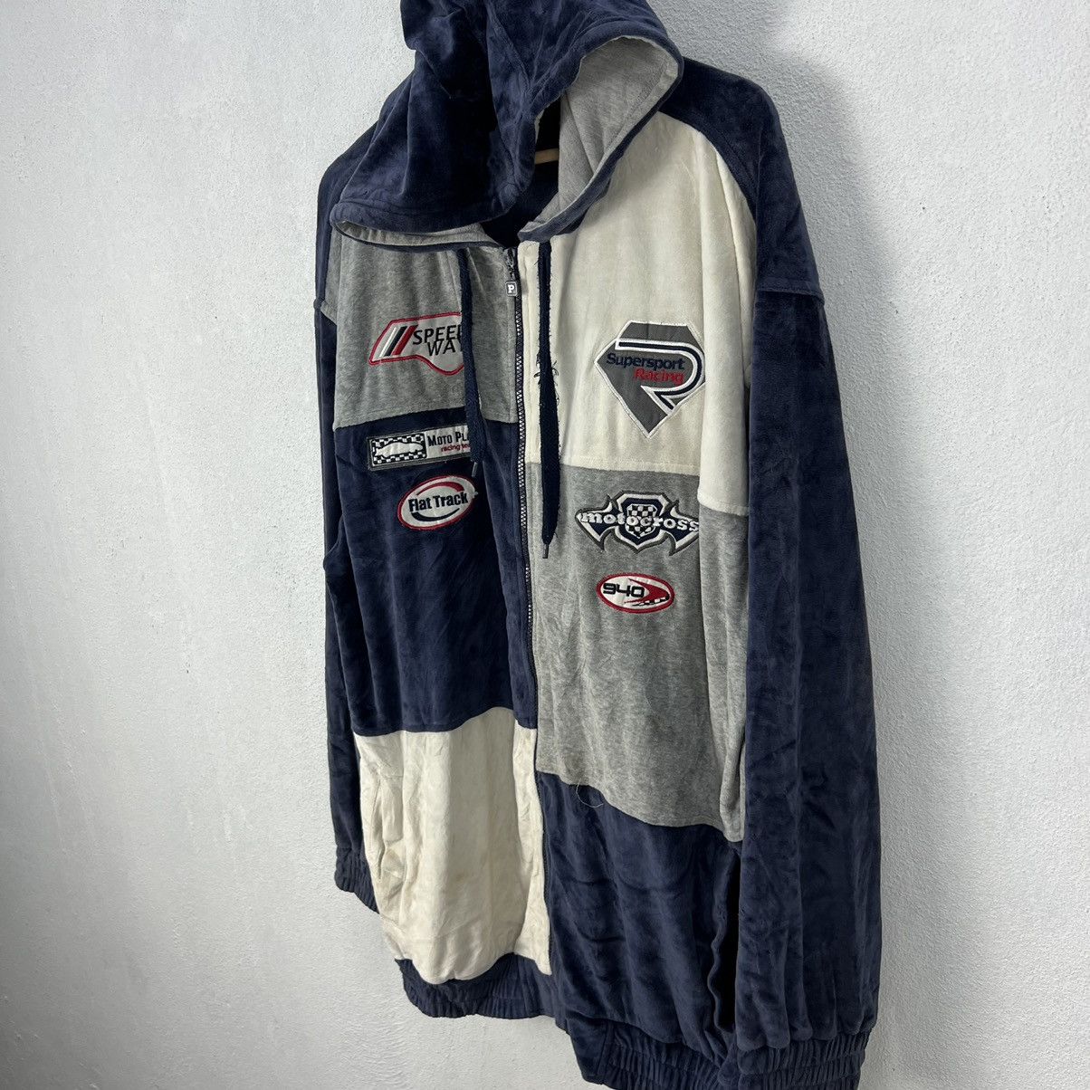 Japanese Brand VINTAGE SUPERSPORT RACING HOODIE BIG LOGO WORKER JACKET Size US XL / EU 56 / 4 - 2 Thumbnail