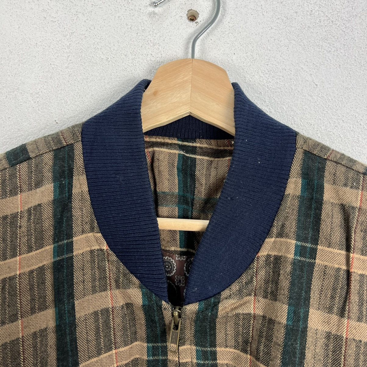 Japanese Brand VINTAGE VARSITY JACKET TARTAN DESIGN STREETWEAR STYLE Size US M / EU 48-50 / 2 - 8 Thumbnail