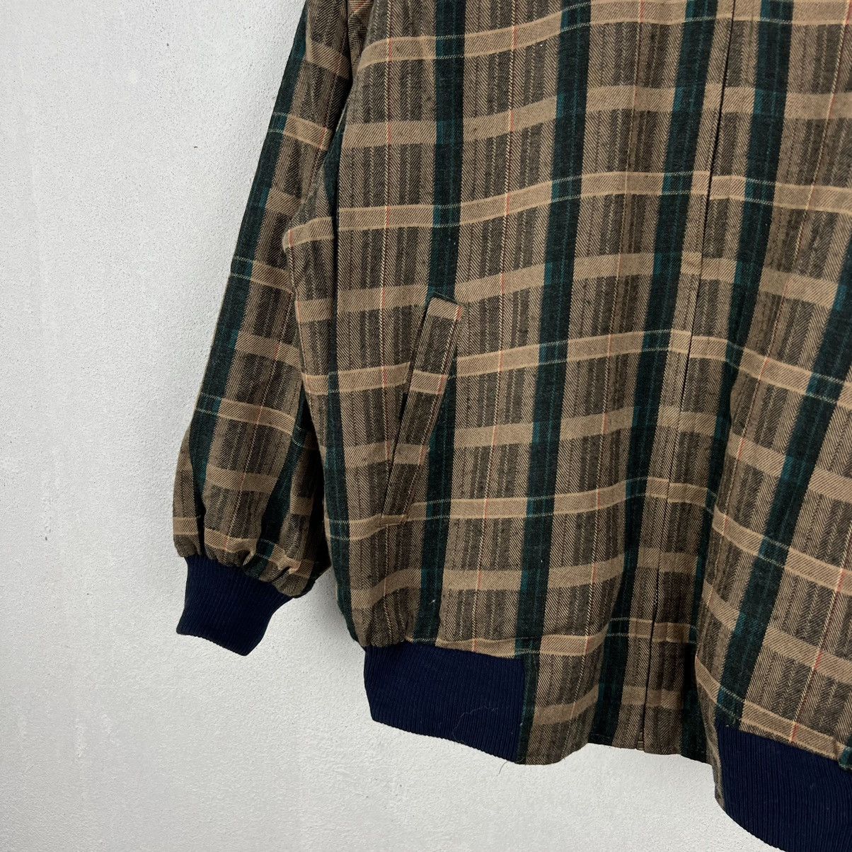Japanese Brand VINTAGE VARSITY JACKET TARTAN DESIGN STREETWEAR STYLE Size US M / EU 48-50 / 2 - 4 Thumbnail