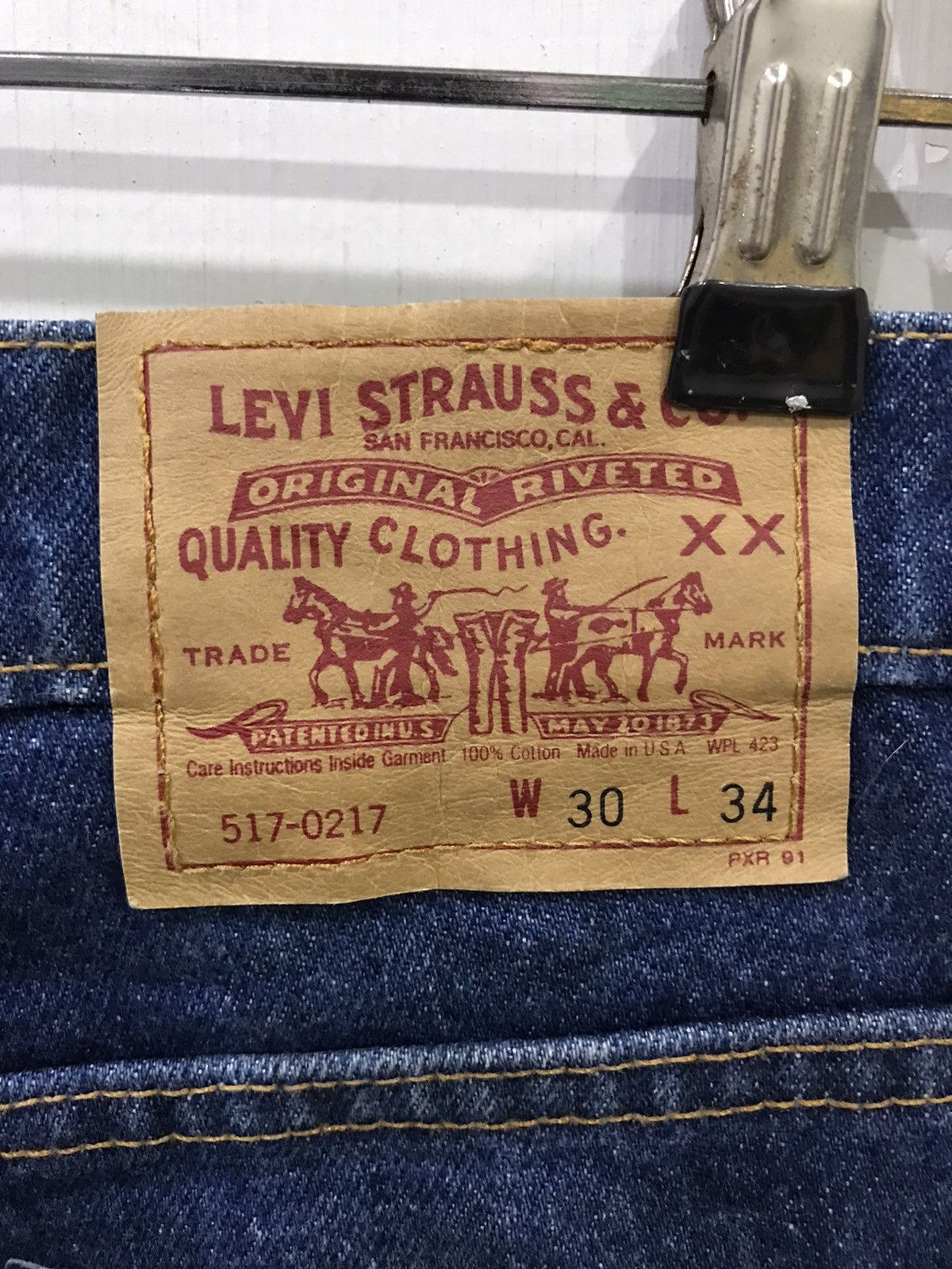 Levi's Vintage 90s Levis Lot 517 525 Button Flared Denim Size US 30 / EU 46 - 10 Thumbnail