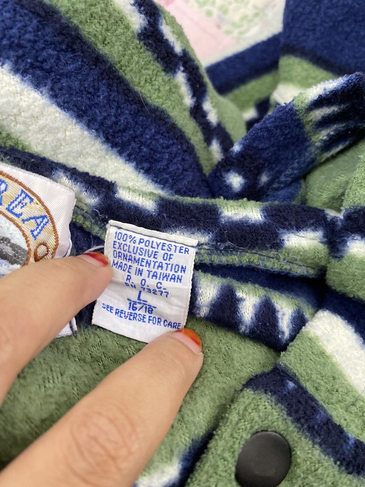 Japanese Brand BAY AREA TRADERS PRINTED FLEECE Size US L / EU 52-54 / 3 - 7 Thumbnail