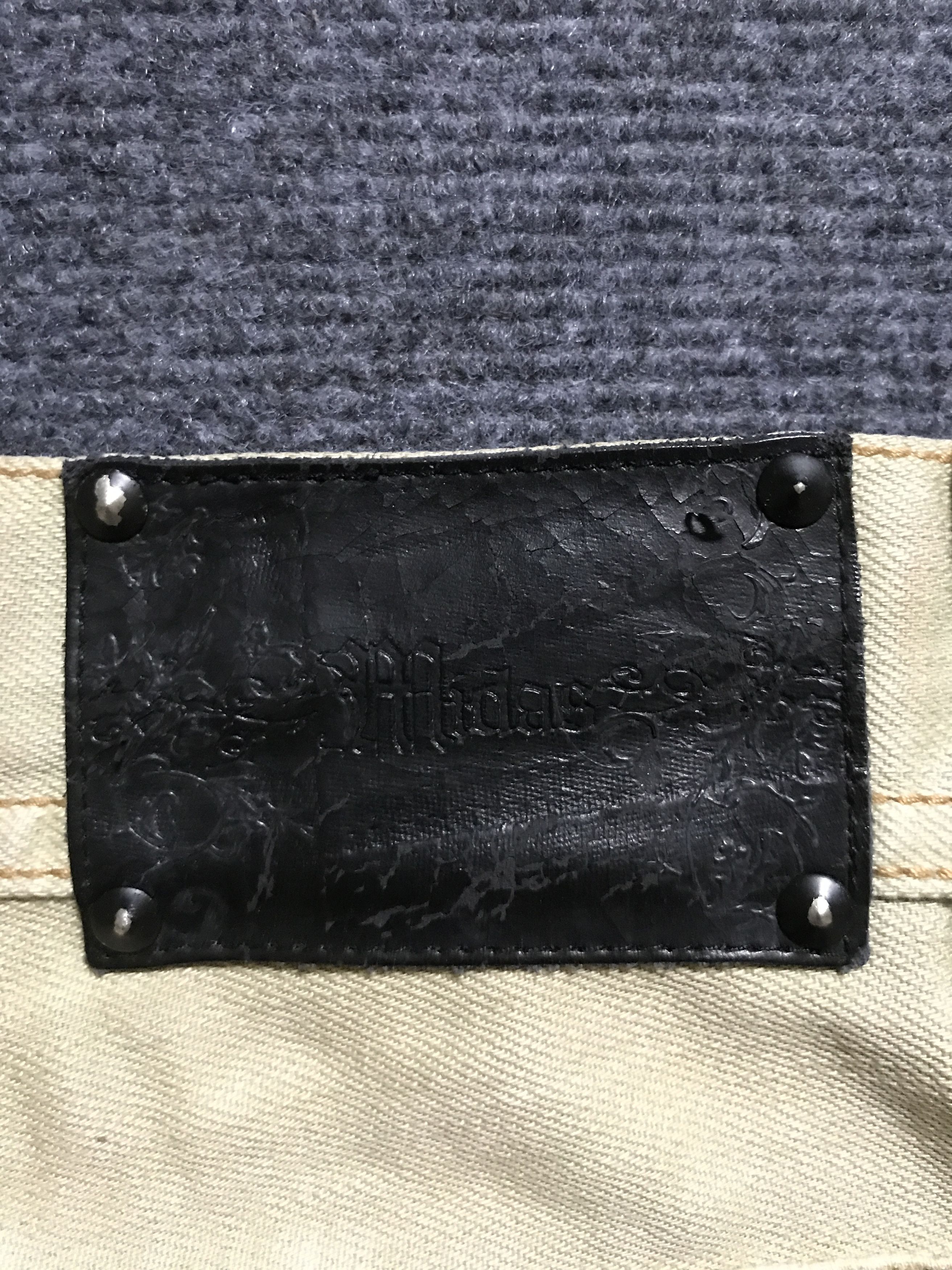 Japanese Brand D100 Midas Japan Low Rise Punk Painter Distressed Flar Jeans Size US 28 / EU 44 - 18 Thumbnail
