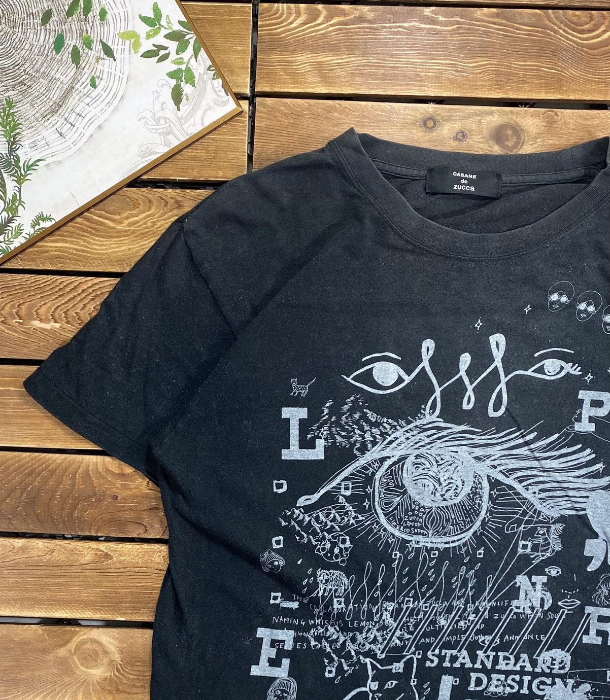 CABANE de ZUCCa × Japanese Brand × Vintage Vintage Cabbane De Zucca 90s Single Stitch Japanese Size S Size US S / EU 44-46 / 1 - 6 Thumbnail