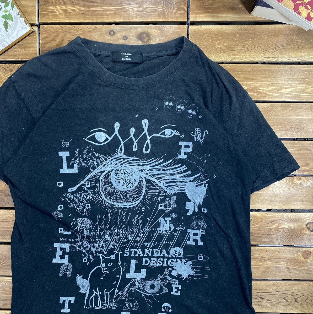 CABANE de ZUCCa × Japanese Brand × Vintage Vintage Cabbane De Zucca 90s Single Stitch Japanese Size S Size US S / EU 44-46 / 1 - 7 Thumbnail