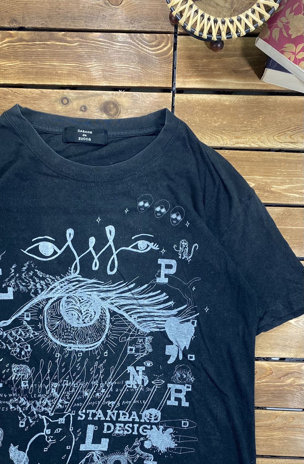 CABANE de ZUCCa × Japanese Brand × Vintage Vintage Cabbane De Zucca 90s Single Stitch Japanese Size S Size US S / EU 44-46 / 1 - 5 Thumbnail