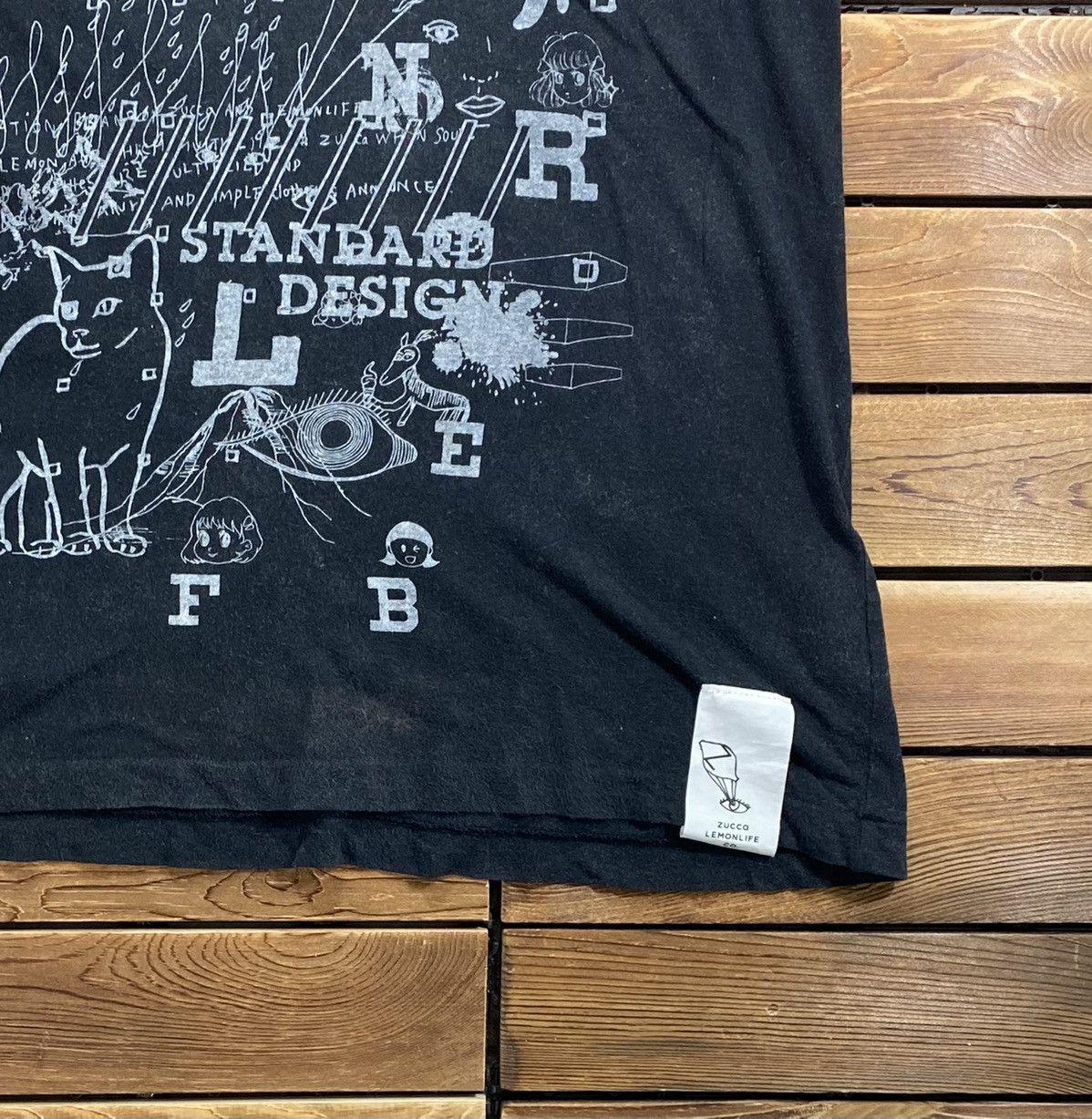 CABANE de ZUCCa × Japanese Brand × Vintage Vintage Cabbane De Zucca 90s Single Stitch Japanese Size S Size US S / EU 44-46 / 1 - 3 Thumbnail