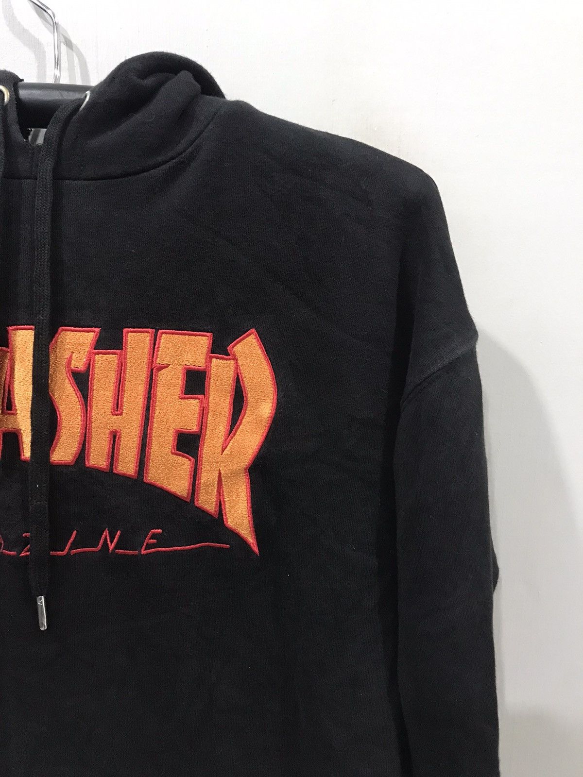 Japanese Brand jouetie X THRASHER Spell Out Flame Hoodie Size US M / EU 48-50 / 2 - 3 Thumbnail