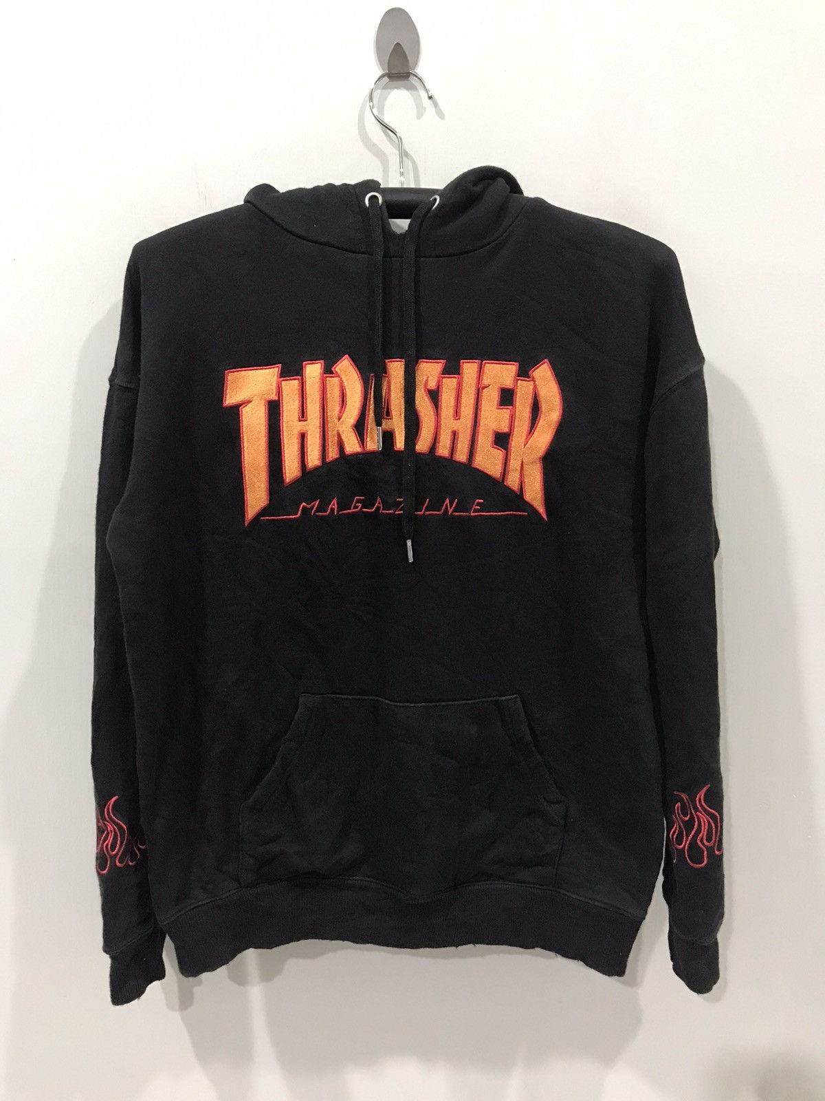 Japanese Brand jouetie X THRASHER Spell Out Flame Hoodie Size US M / EU 48-50 / 2 - 1 Thumbnail