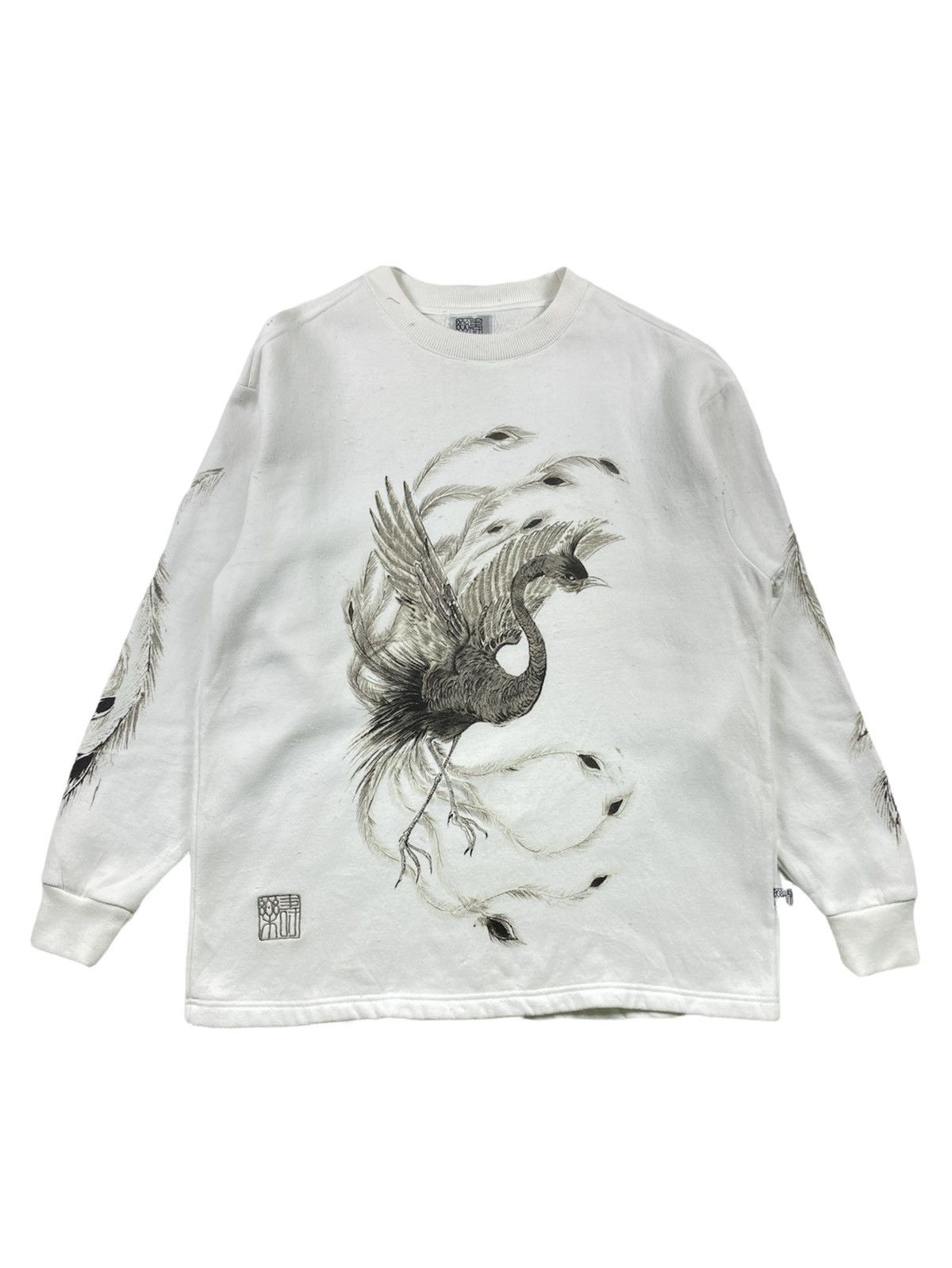 Japanese Brand × Vintage Vintage Japanese Brand Suraku Print Embroidery Logo Pullover Size US M / EU 48-50 / 2 - 1 Thumbnail