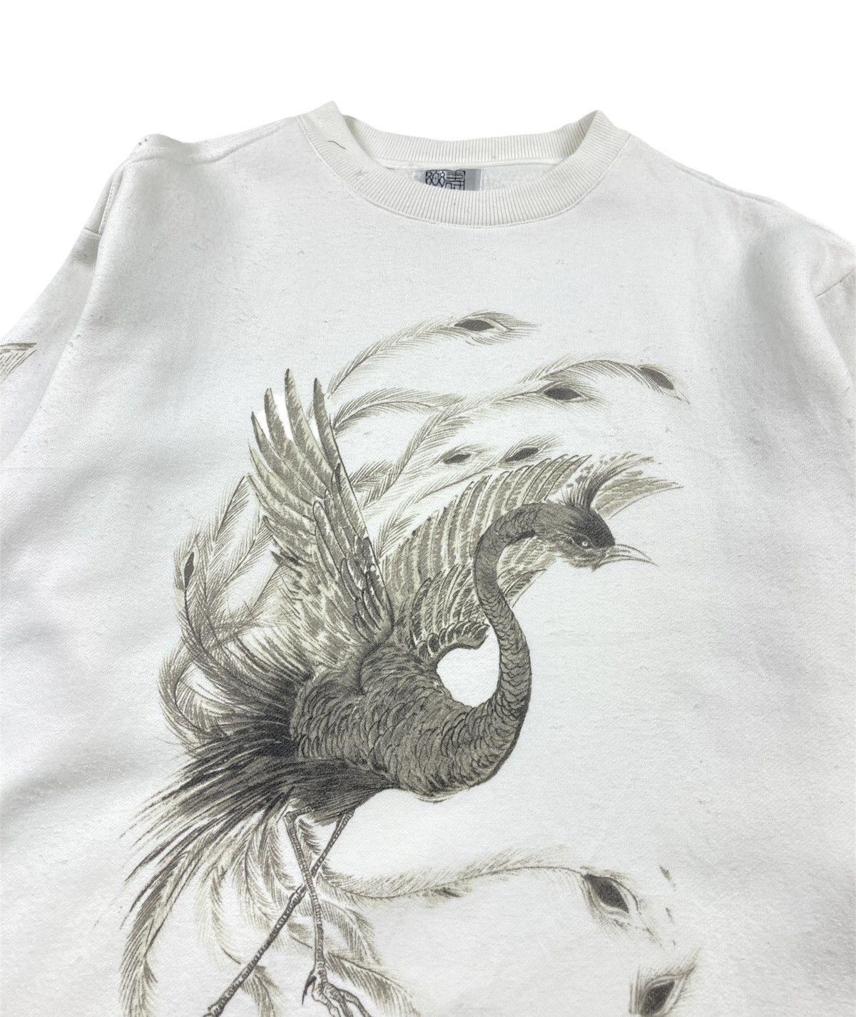 Japanese Brand × Vintage Vintage Japanese Brand Suraku Print Embroidery Logo Pullover Size US M / EU 48-50 / 2 - 2 Thumbnail