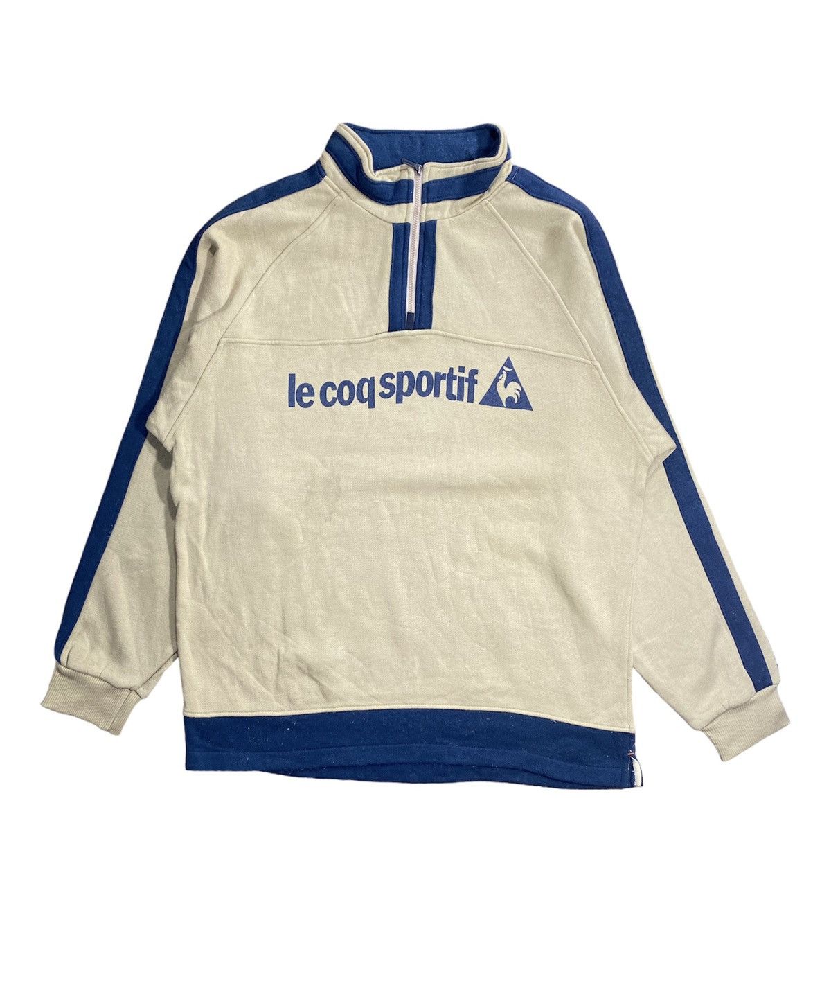 Vintage Vintage Le Coq Sportif Two Color Sweatshirt Size M Grailed