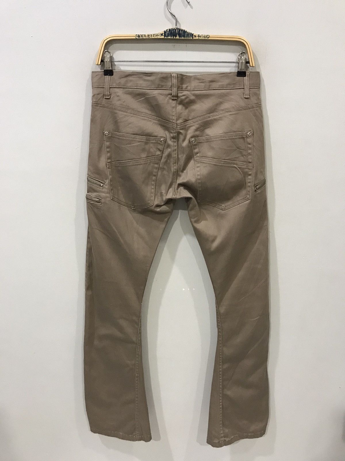 Japanese Brand × Seditionaries Bike + Star Japan Stretchable Zipper Flare pant Size US 31 - 9 Thumbnail