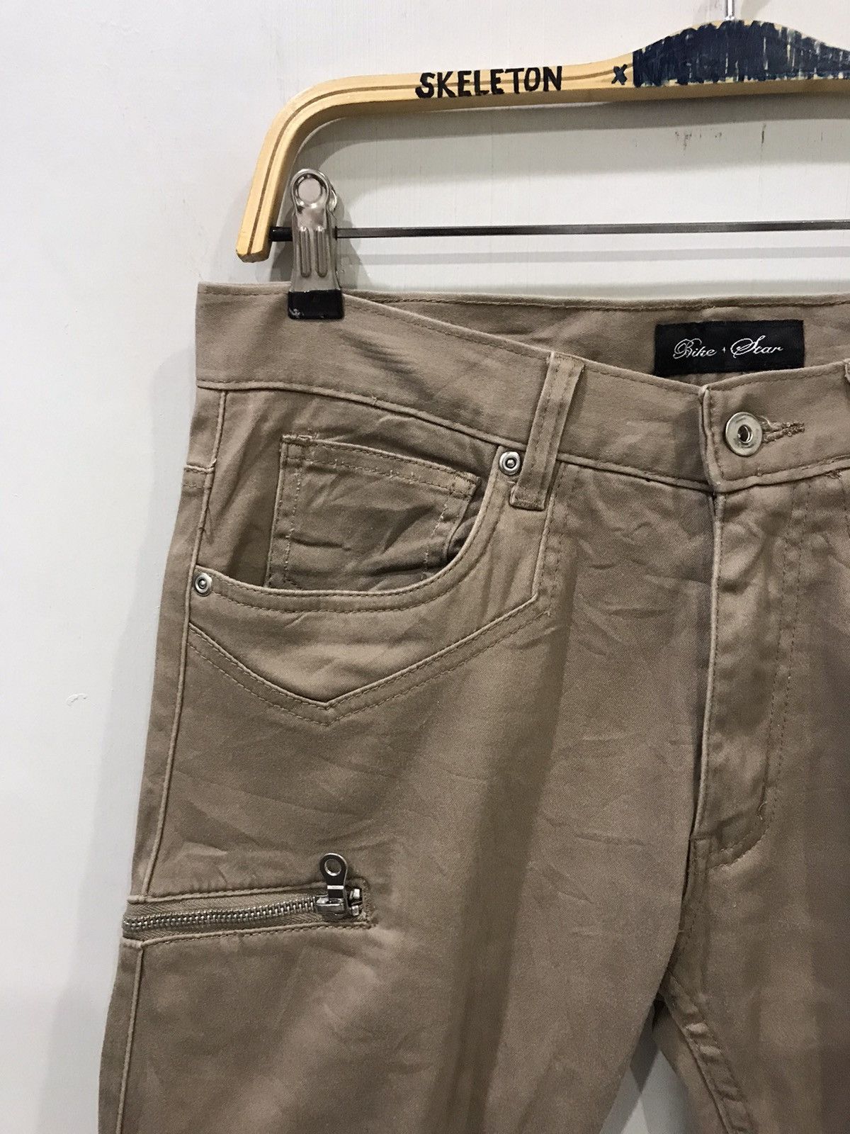 Japanese Brand × Seditionaries Bike + Star Japan Stretchable Zipper Flare pant Size US 31 - 3 Thumbnail
