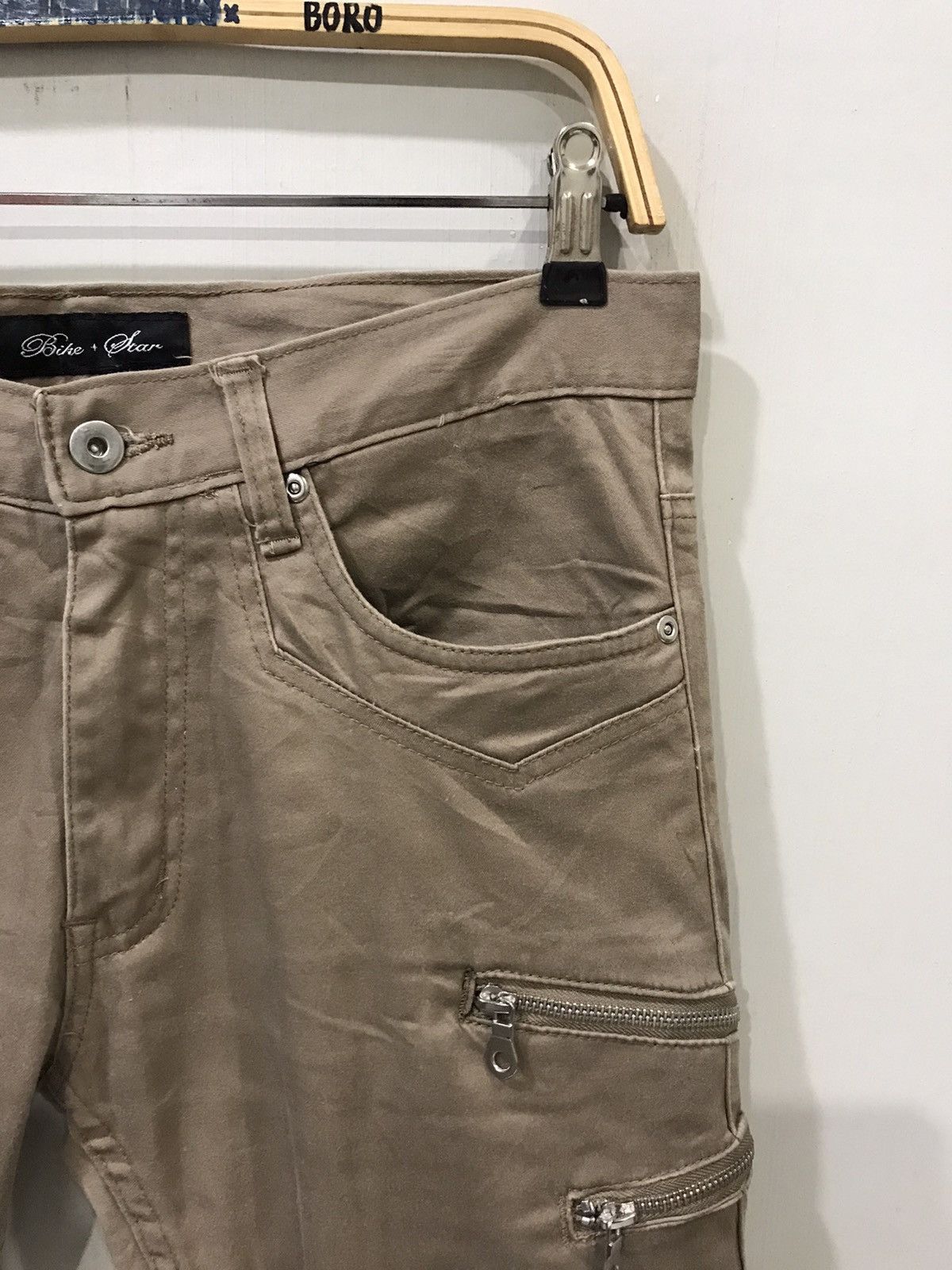 Japanese Brand × Seditionaries Bike + Star Japan Stretchable Zipper Flare pant Size US 31 - 2 Thumbnail