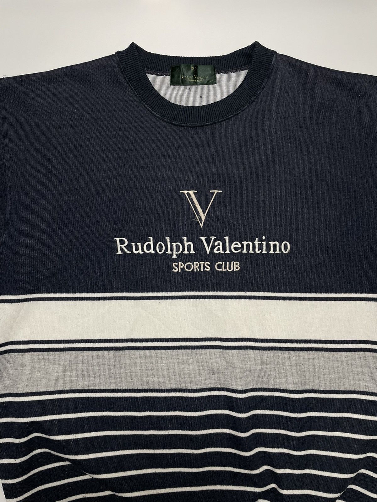 Valentino × Vintage Vintage 90s Rudolph Valentino Sports Club embroidery logo d Size US L / EU 52-54 / 3 - 3 Thumbnail