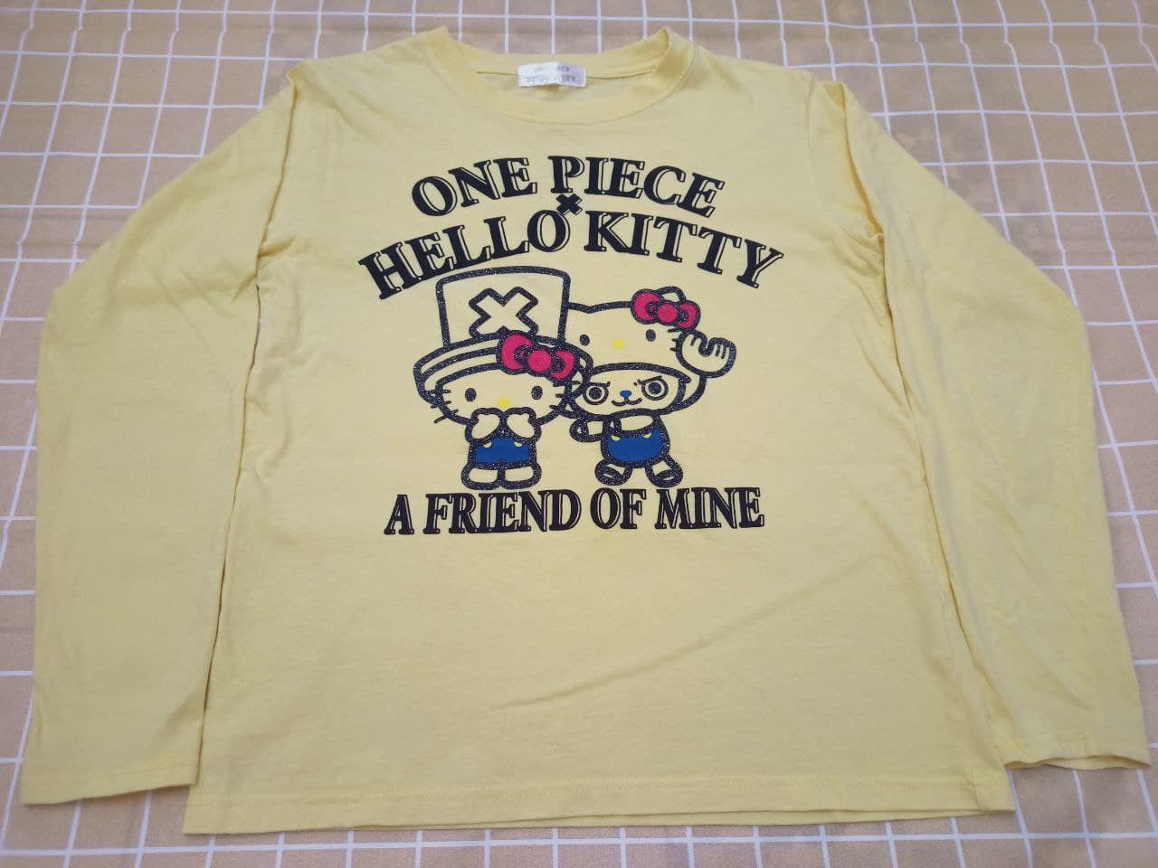 Anime × Cartoon Network × Japanese Brand HELLO KITTY x ONE PIECE TONY CHOPPER LONG SLEEVE T Size US M / EU 48-50 / 2 - 5 Thumbnail