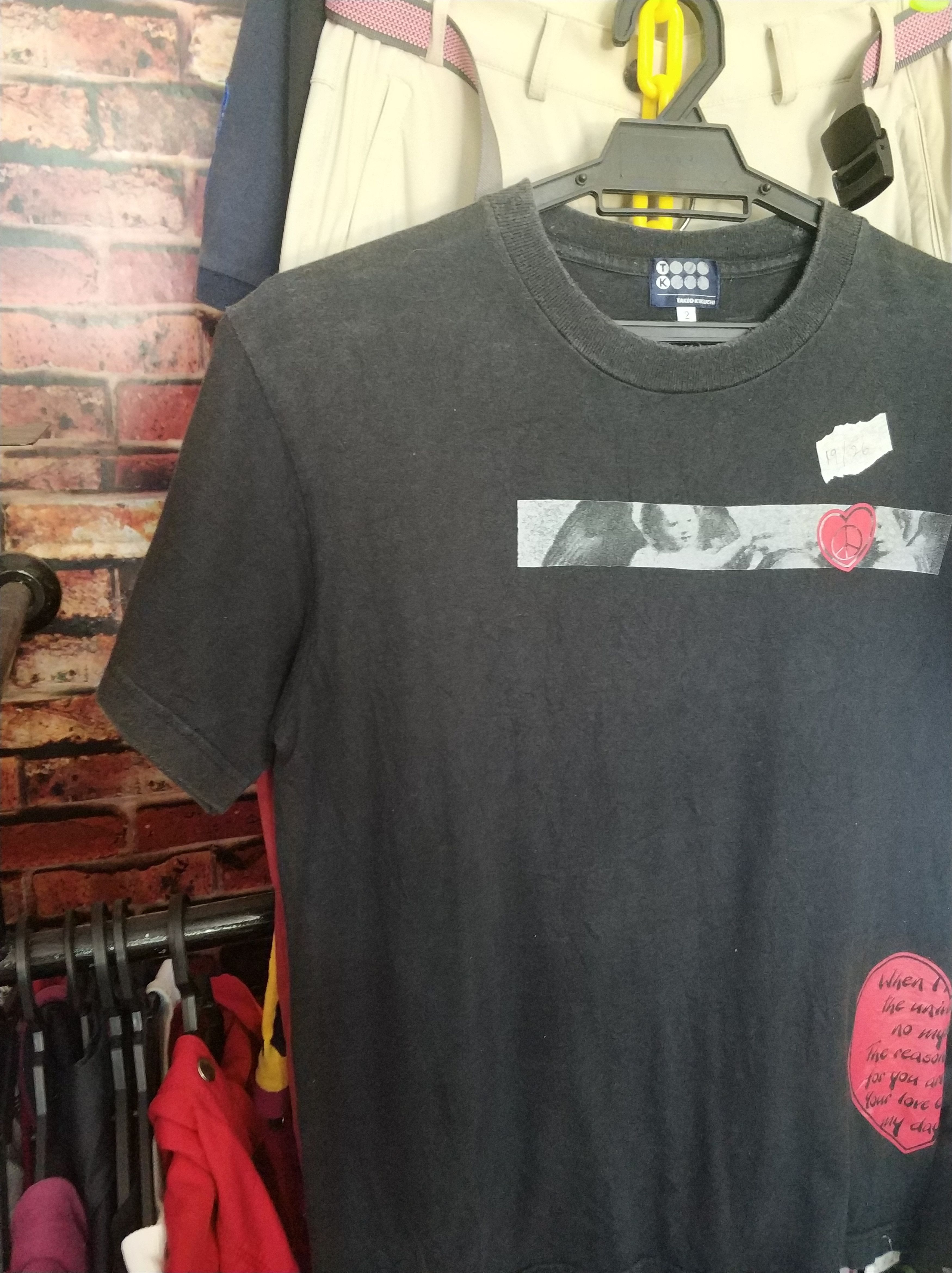 Takeo Kikuchi 🔥Rare Vintage Takeo Kikuchi Love Tees Size US S / EU 44-46 / 1 - 2 Thumbnail
