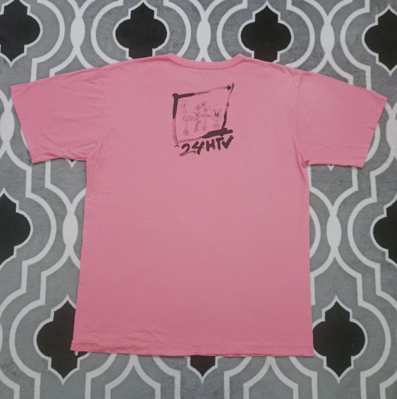 Japanese Brand 24 Hour television Star Smiley Lovely T Shirt Size US XL / EU 56 / 4 - 3 Thumbnail