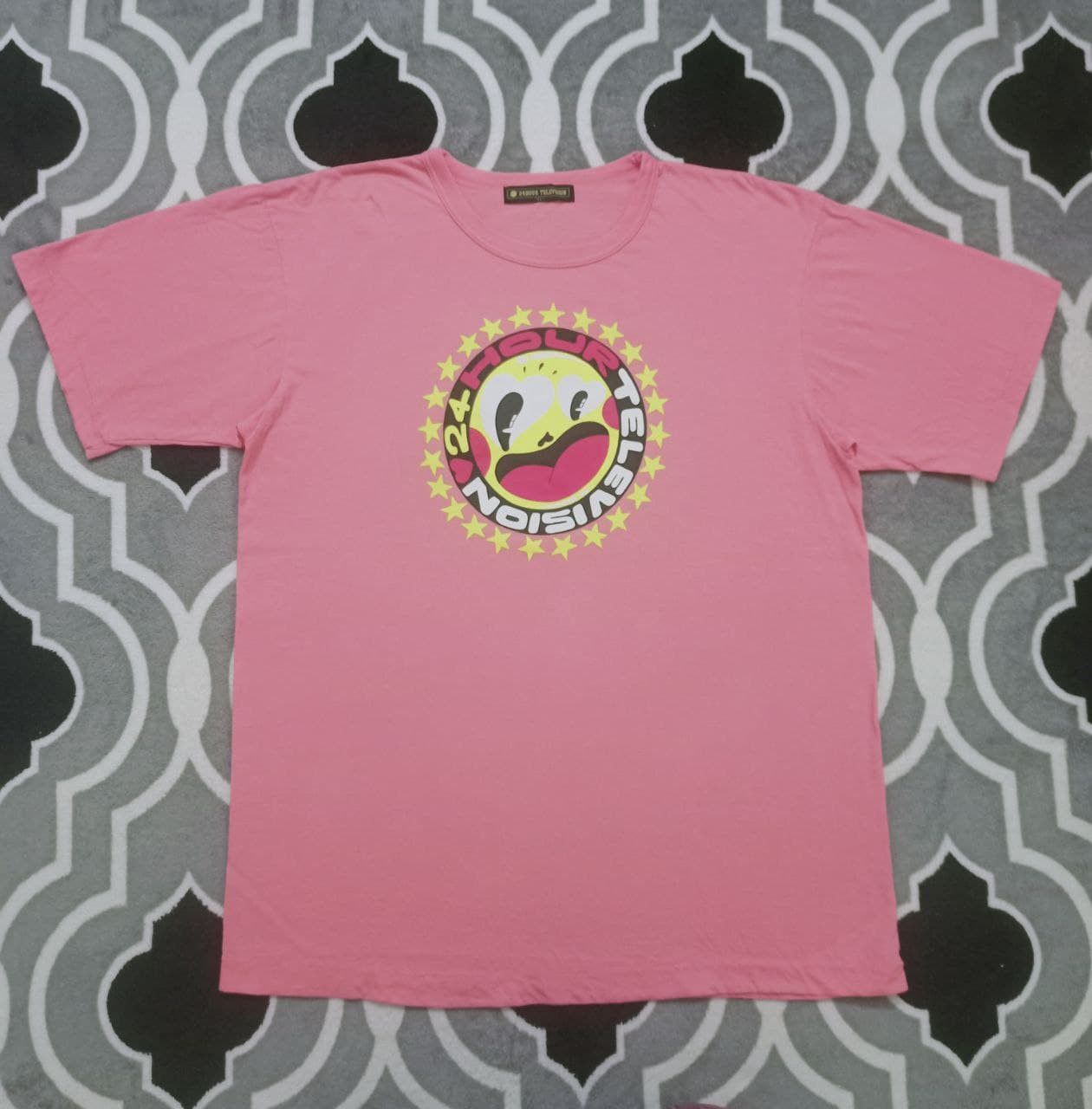 Japanese Brand 24 Hour television Star Smiley Lovely T Shirt Size US XL / EU 56 / 4 - 2 Thumbnail