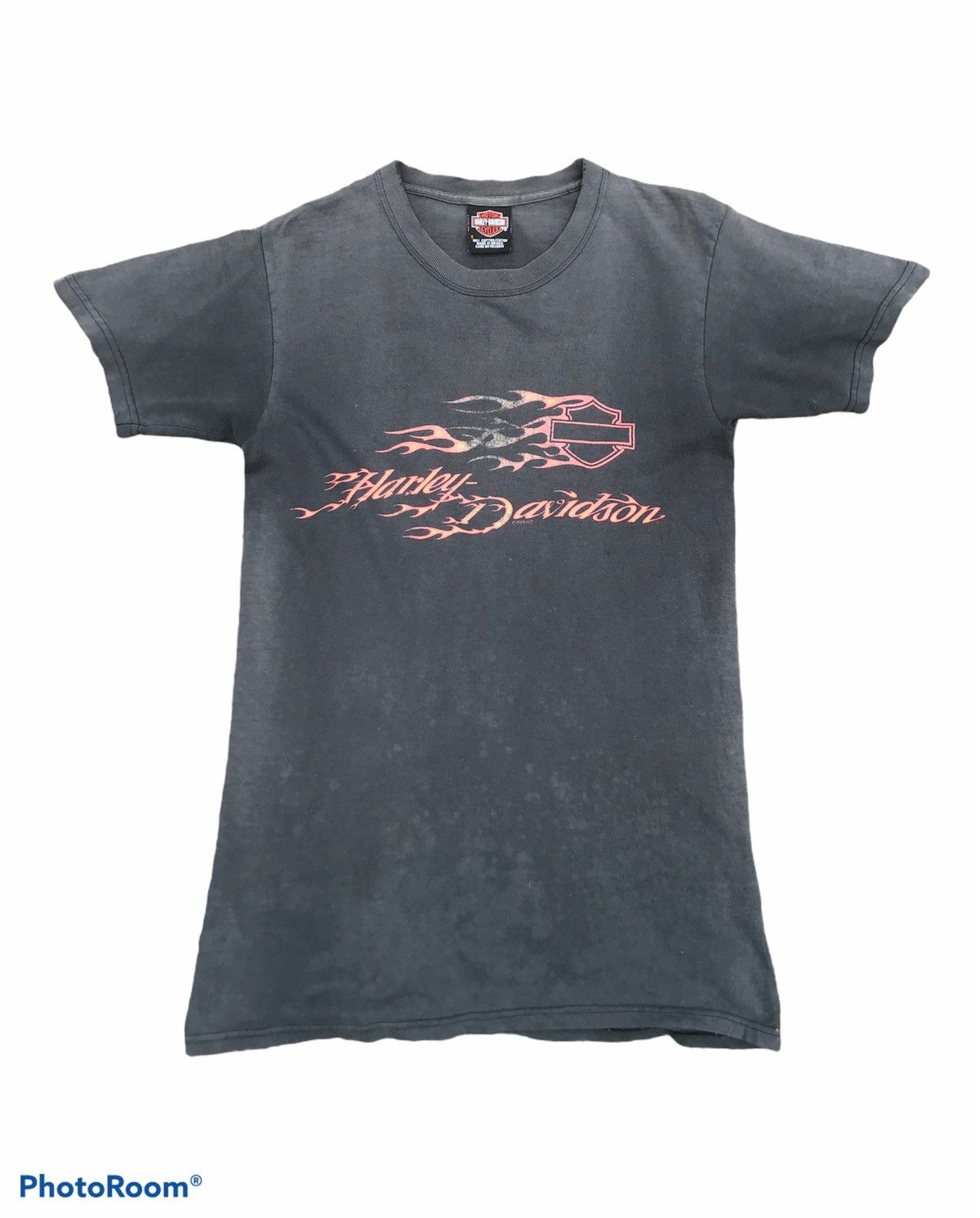 Band Tees × Harley Davidson × Vintage Vintage Distress Harley Davidson Tour Kyoto Japan Size US S / EU 44-46 / 1 - 1 Thumbnail