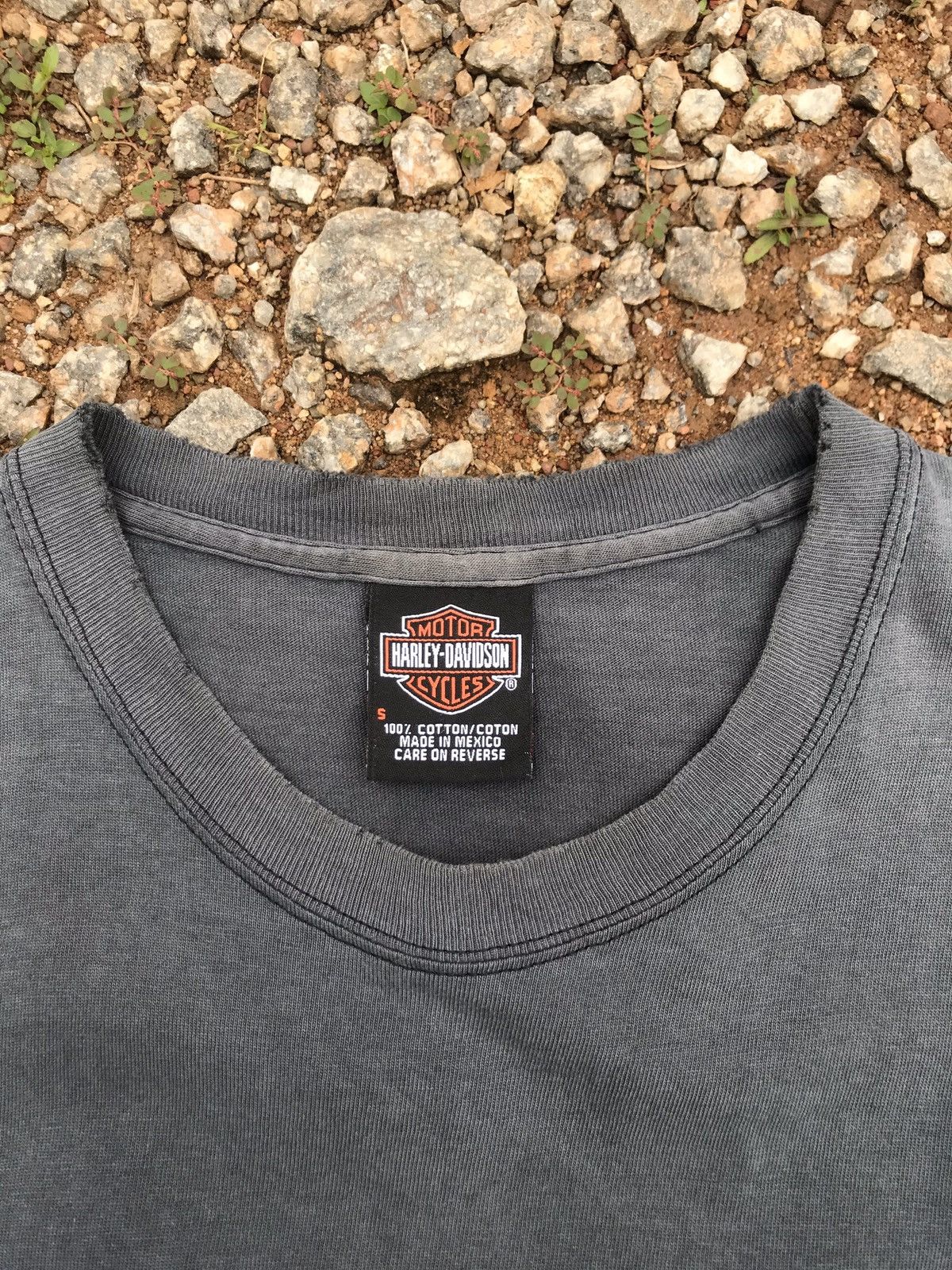 Band Tees × Harley Davidson × Vintage Vintage Distress Harley Davidson Tour Kyoto Japan Size US S / EU 44-46 / 1 - 5 Thumbnail