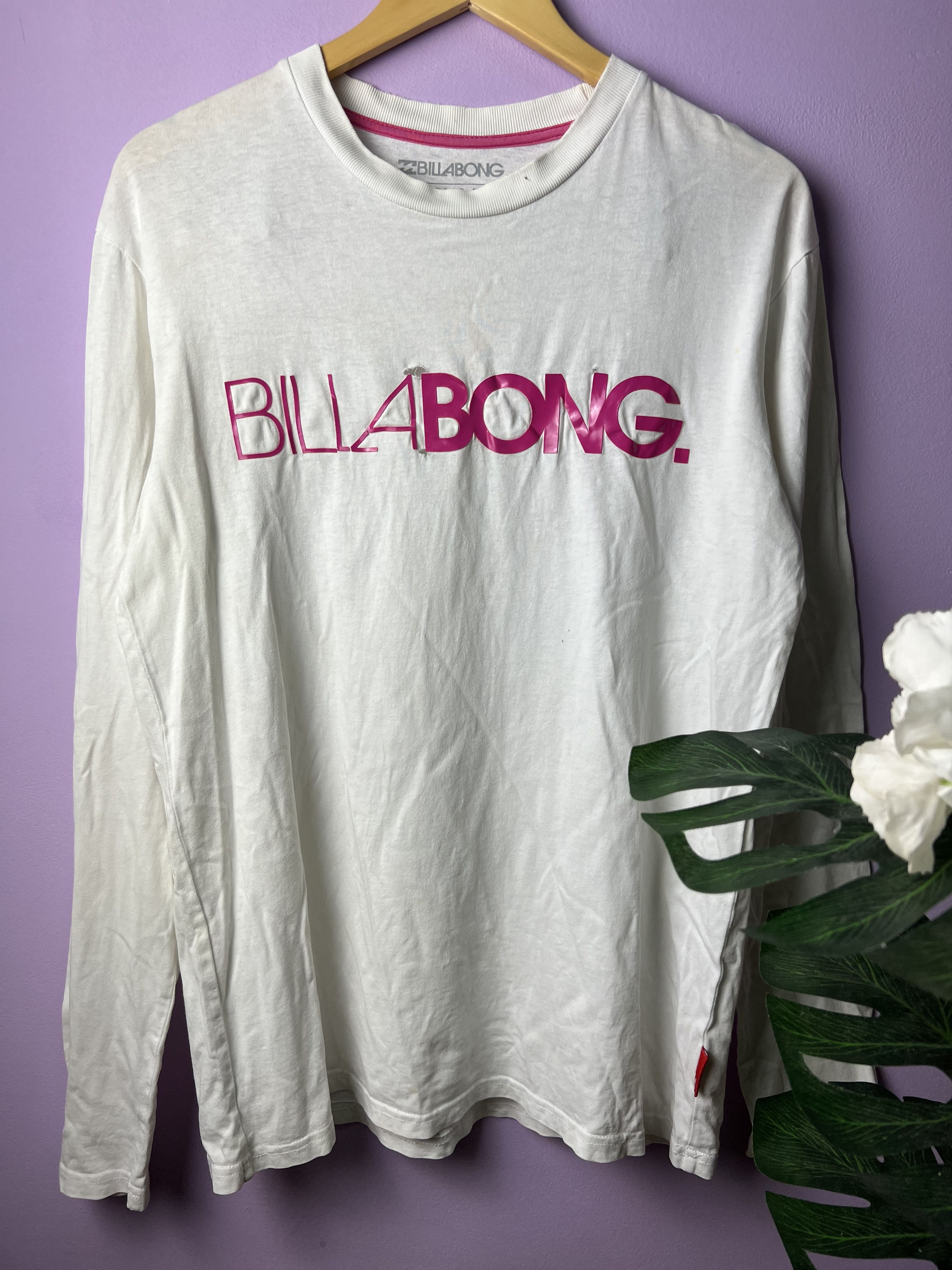 Billabong 🔥Distressed Billabong LS Tees Size US M / EU 48-50 / 2 - 2 Thumbnail