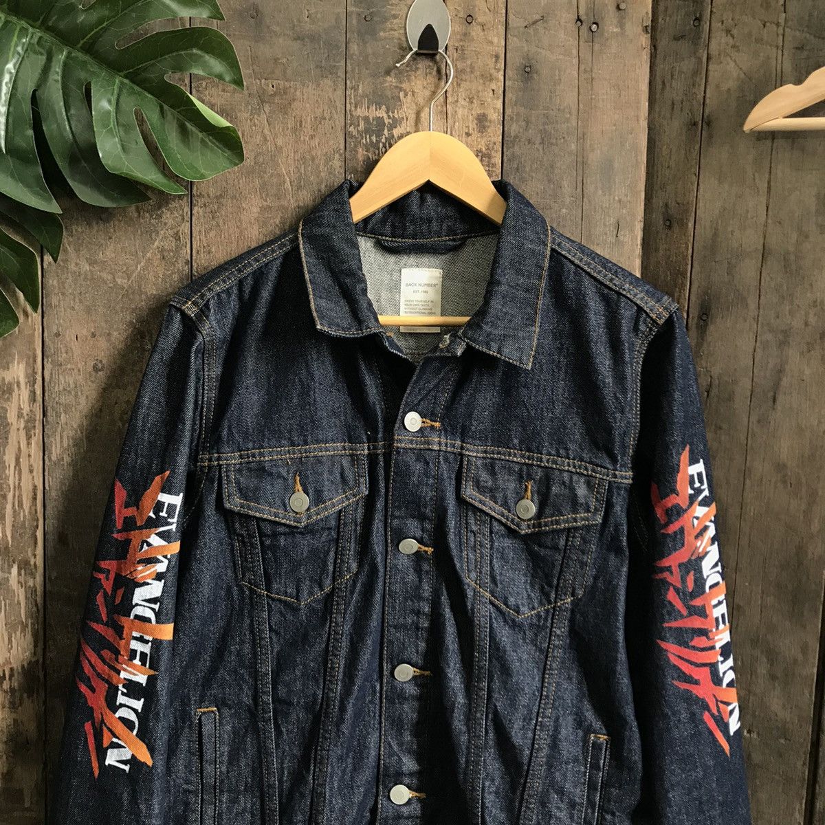 Anime × Vintage Vintage Evangelion Custom Paint Denim Jacket Size US M / EU 48-50 / 2 - 4 Thumbnail