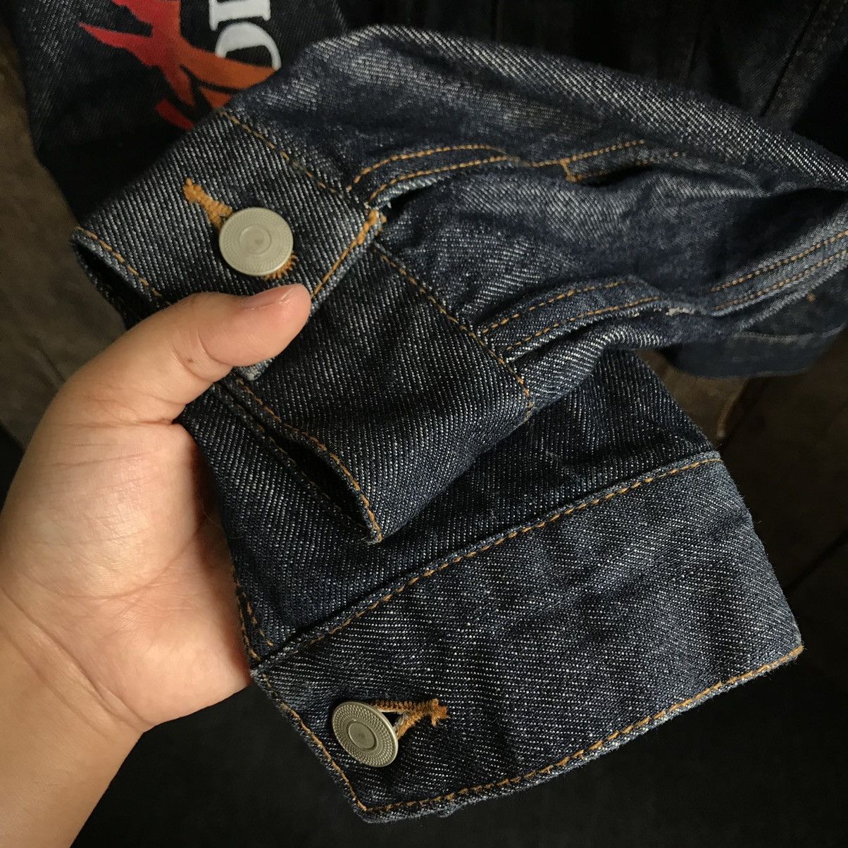 Anime × Vintage Vintage Evangelion Custom Paint Denim Jacket Size US M / EU 48-50 / 2 - 6 Thumbnail