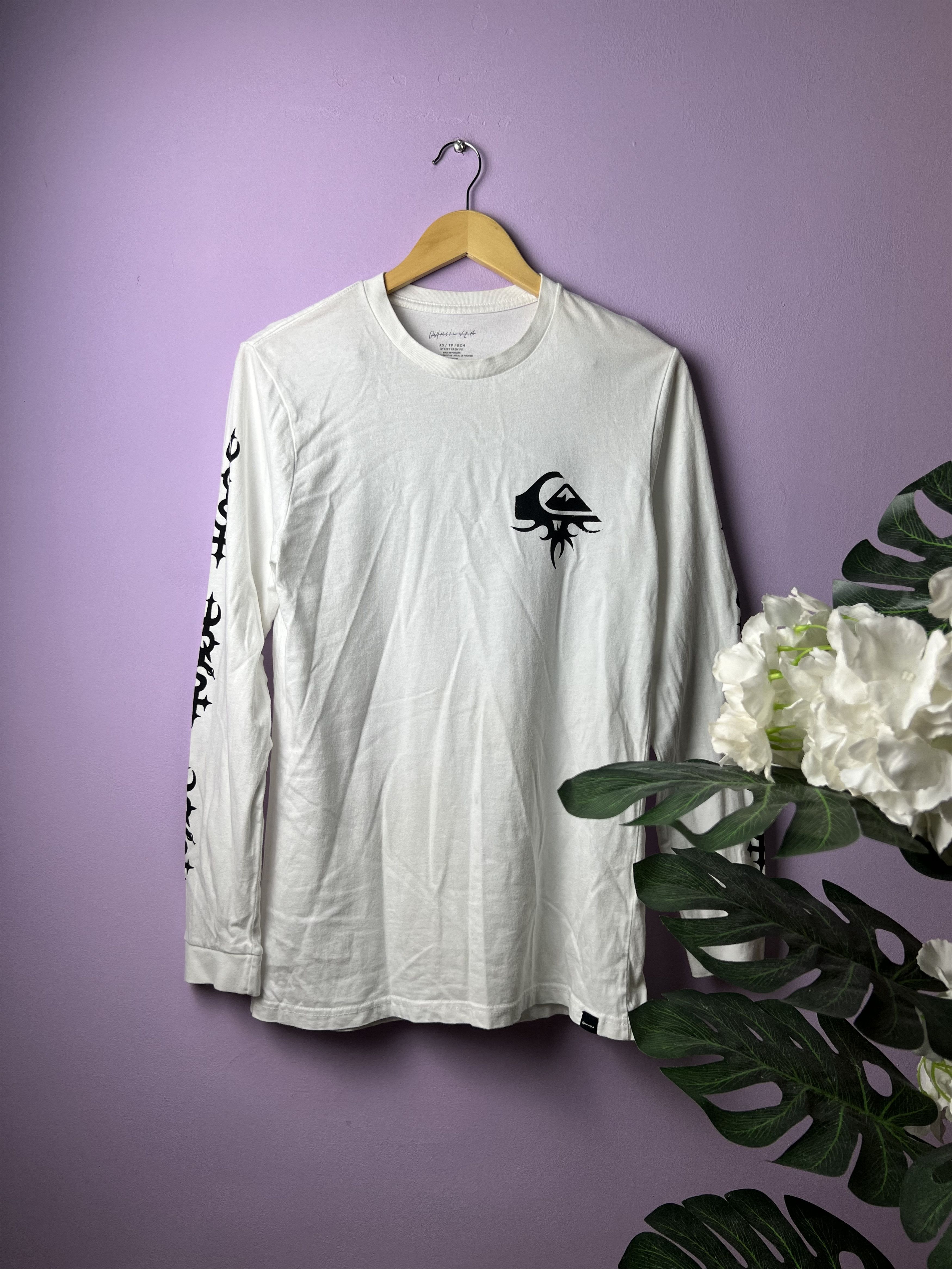 Quiksilver 🔥White Quiksilver LS Tees Size US S / EU 44-46 / 1 - 1 Thumbnail