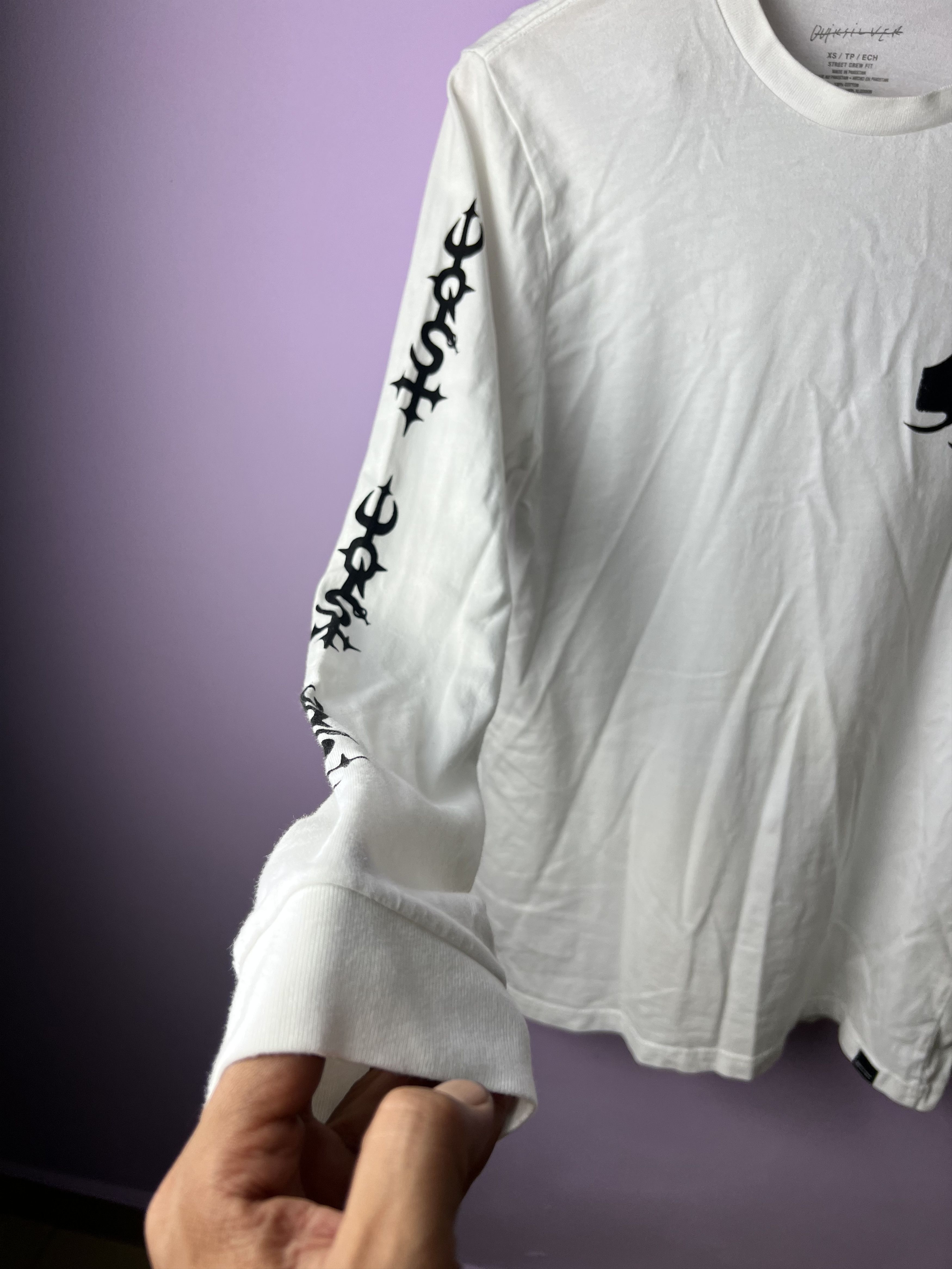 Quiksilver 🔥White Quiksilver LS Tees Size US S / EU 44-46 / 1 - 10 Thumbnail