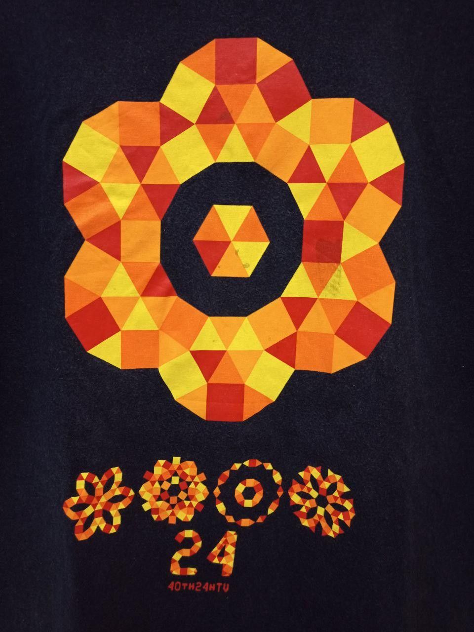 Designer × Japanese Brand × Vintage 24 hours television geometric flower nara T Size US M / EU 48-50 / 2 - 2 Thumbnail