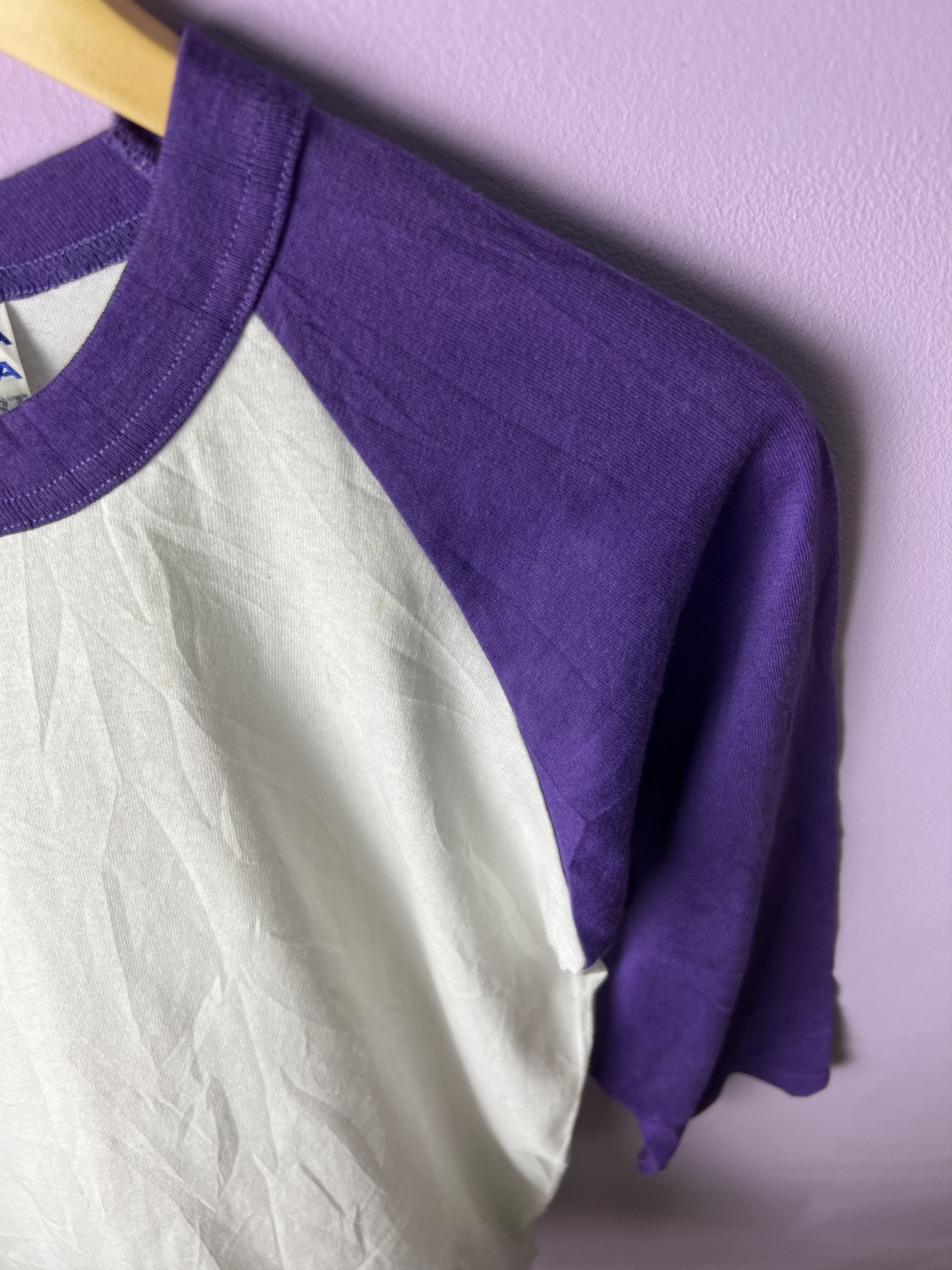 American Apparel 🔥Vintage Blank 3q Raglan Tees Size US S / EU 44-46 / 1 - 8 Thumbnail
