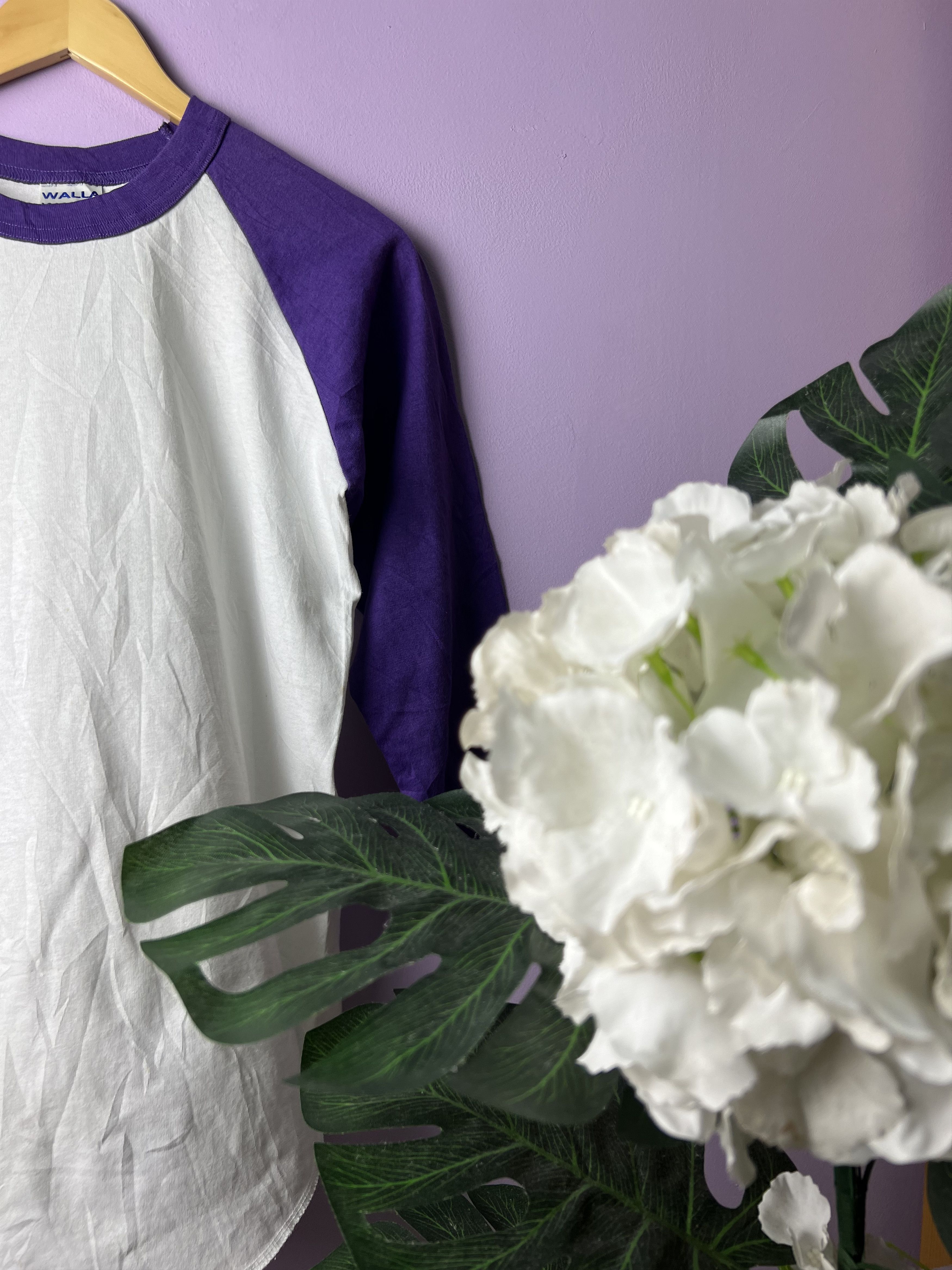 American Apparel 🔥Vintage Blank 3q Raglan Tees Size US S / EU 44-46 / 1 - 5 Thumbnail