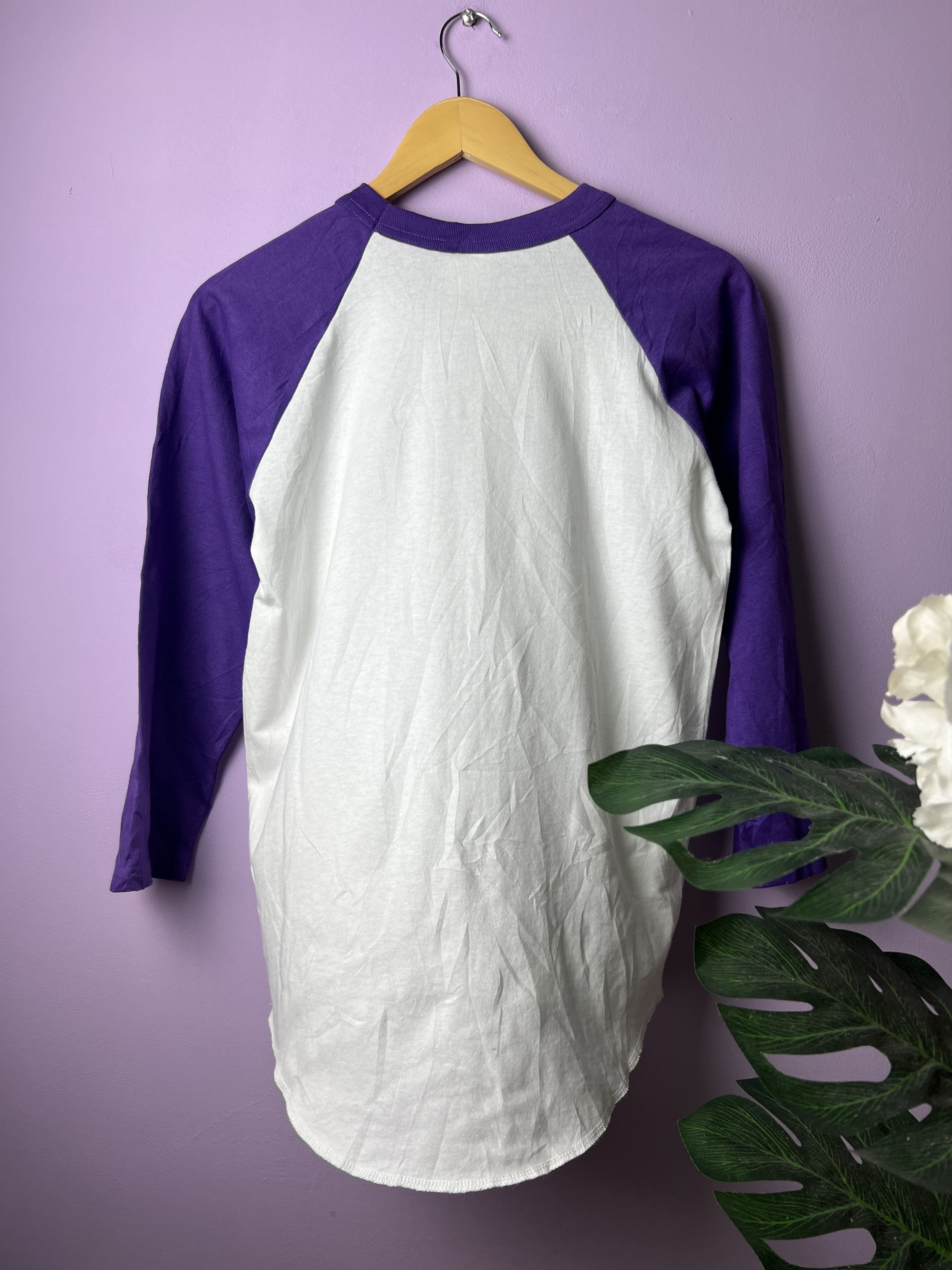 American Apparel 🔥Vintage Blank 3q Raglan Tees Size US S / EU 44-46 / 1 - 3 Thumbnail