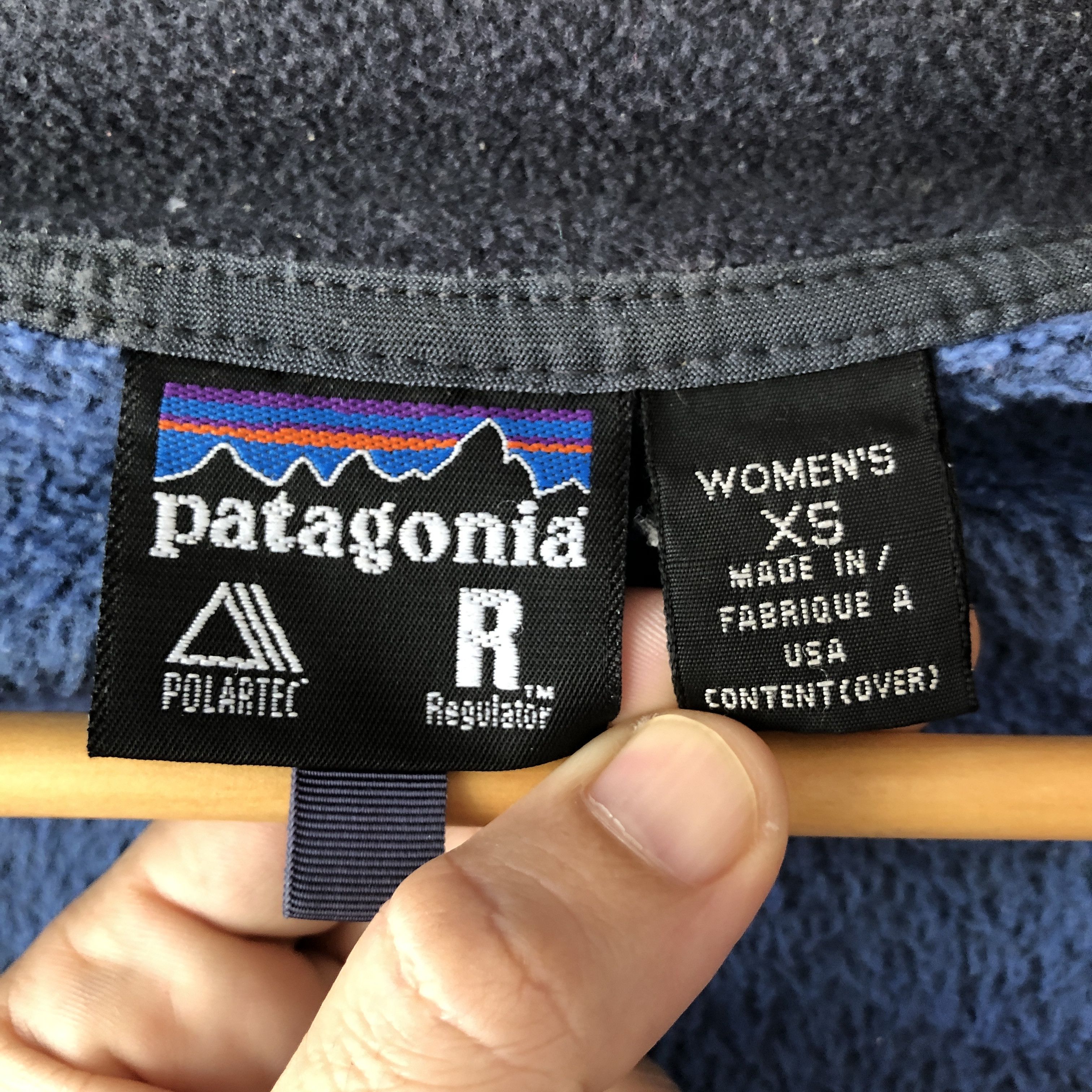 Patagonia × Vintage Vintage Patagonia Polartec Regulator Fleece Jacket Women XS Size XS / US 0-2 / IT 36-38 - 5 Thumbnail