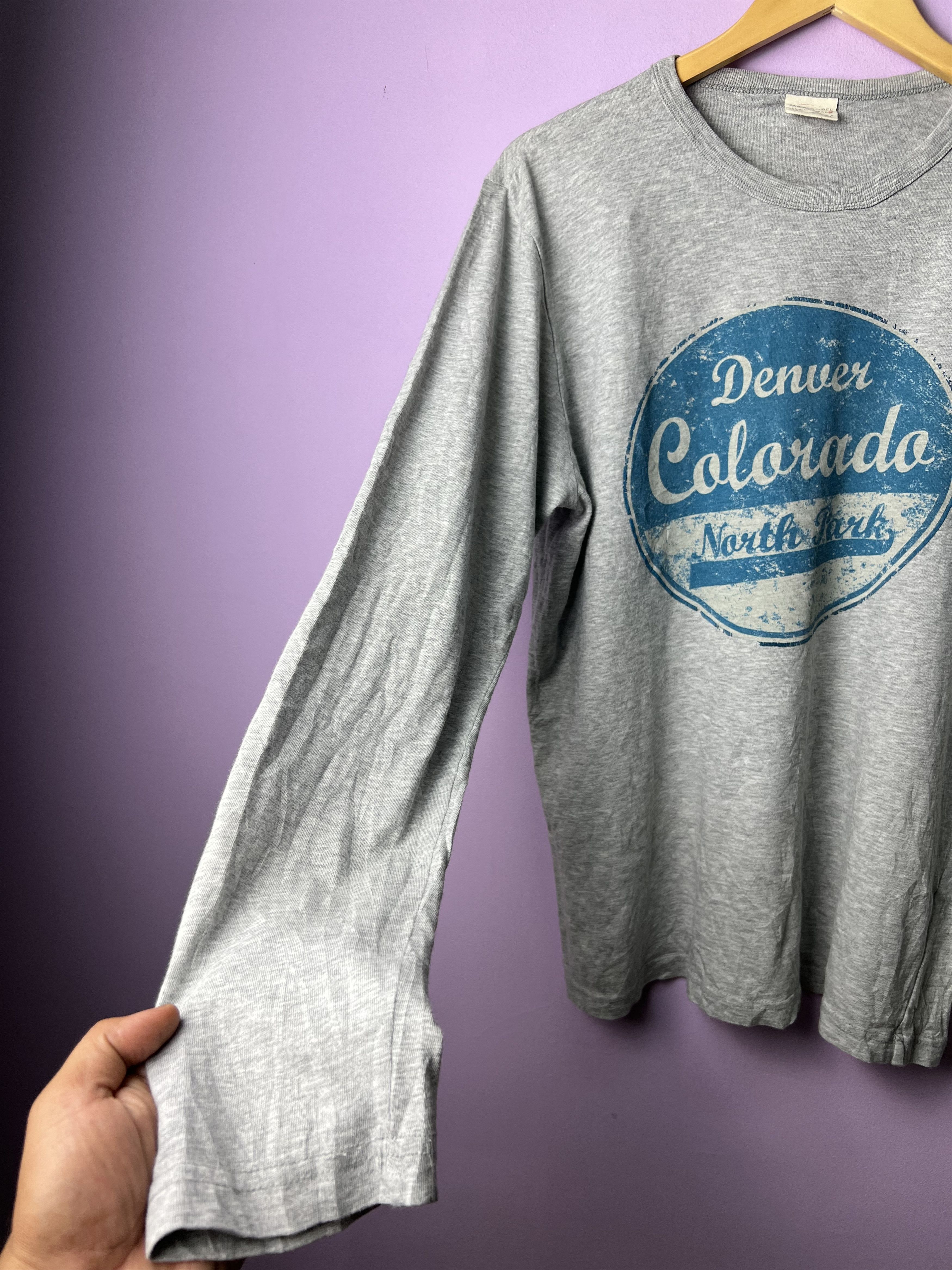 Japanese Brand 🔥Back Number Denver Colorado Long Sleeve Tees Size US M / EU 48-50 / 2 - 6 Thumbnail