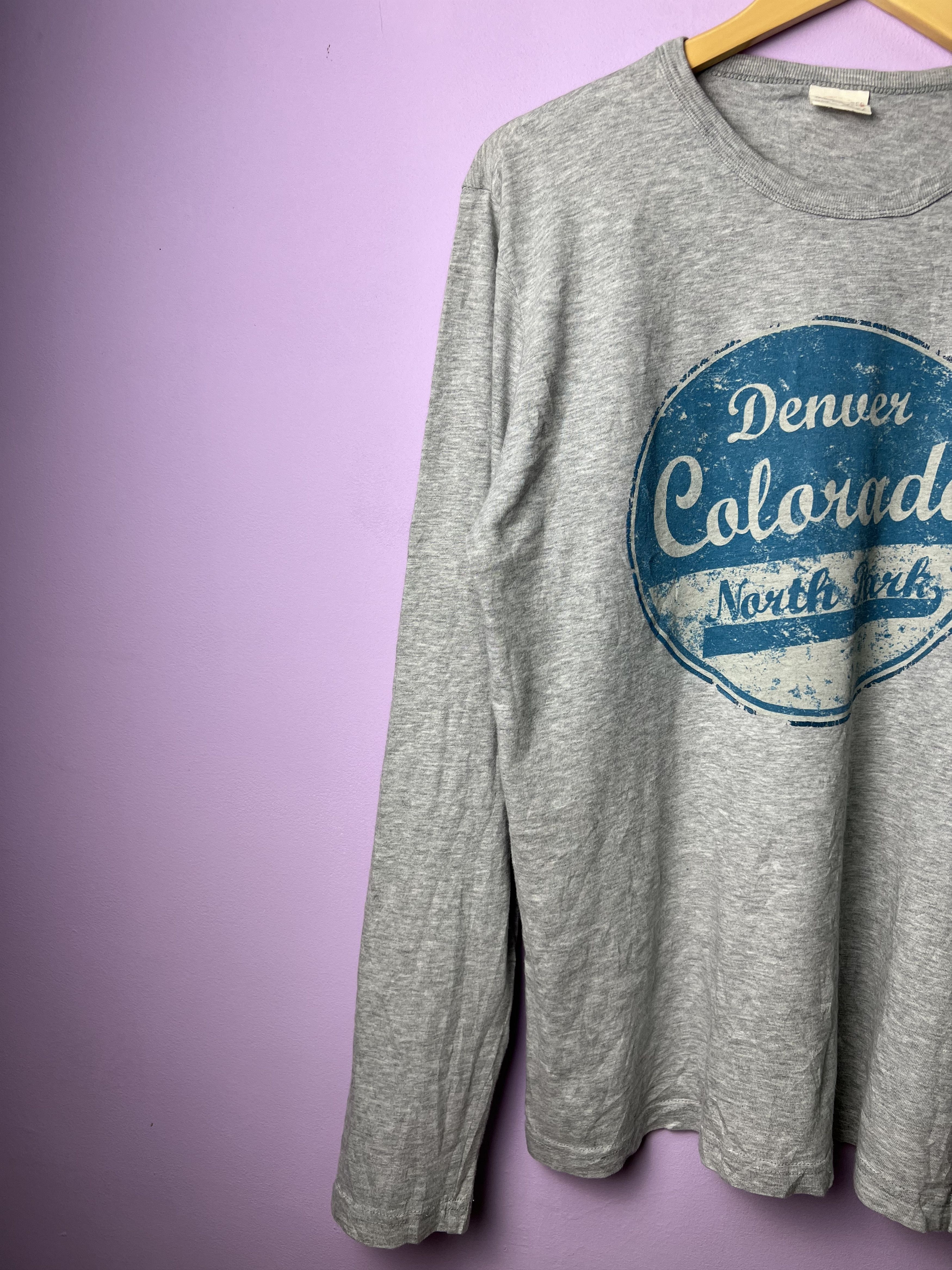 Japanese Brand 🔥Back Number Denver Colorado Long Sleeve Tees Size US M / EU 48-50 / 2 - 5 Thumbnail