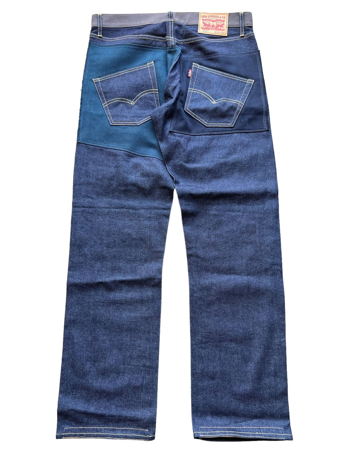 Junya Watanabe X LEVIS 503 Patchwork Indigo Denim Size US 34 / EU 50 - 5 Thumbnail