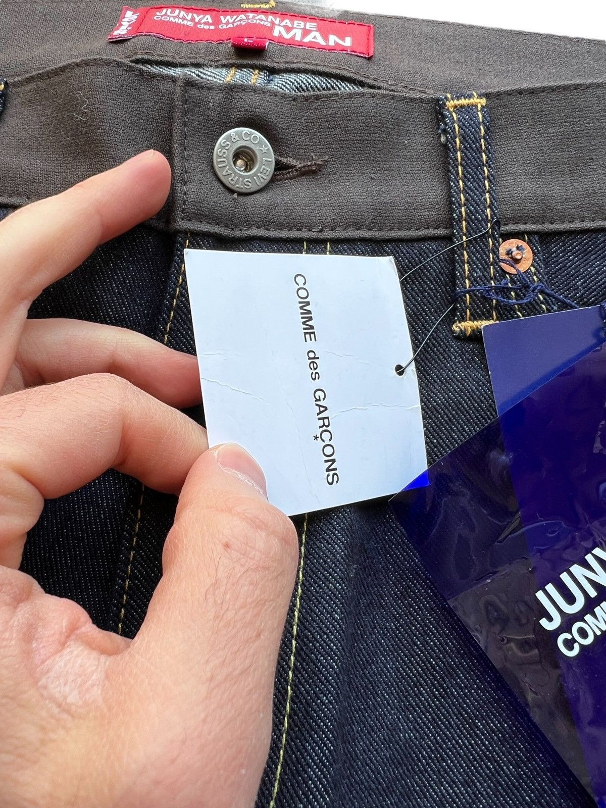 Junya Watanabe X LEVIS 503 Patchwork Indigo Denim Size US 34 / EU 50 - 8 Thumbnail