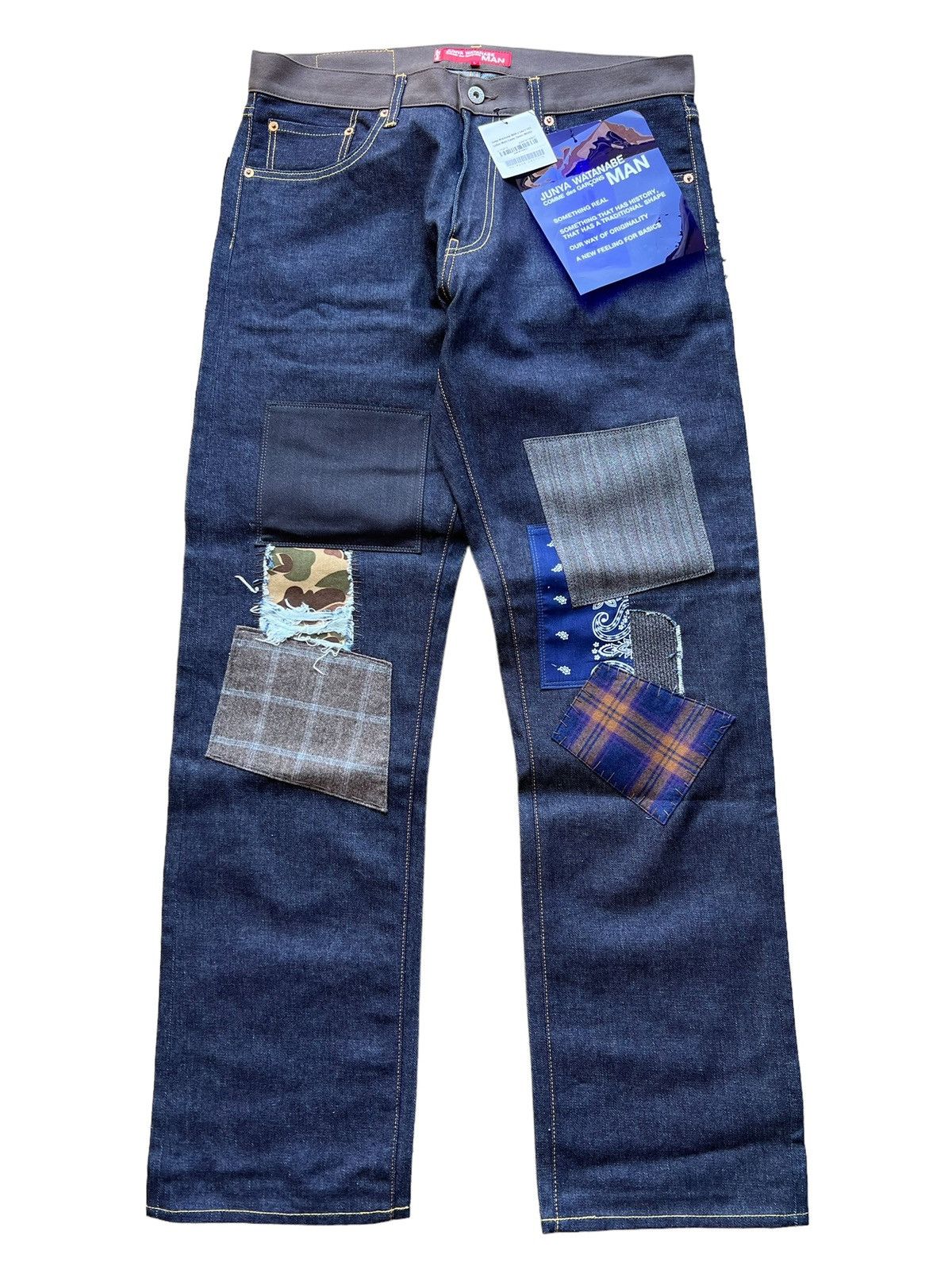 Junya Watanabe X LEVIS 503 Patchwork Indigo Denim | Grailed