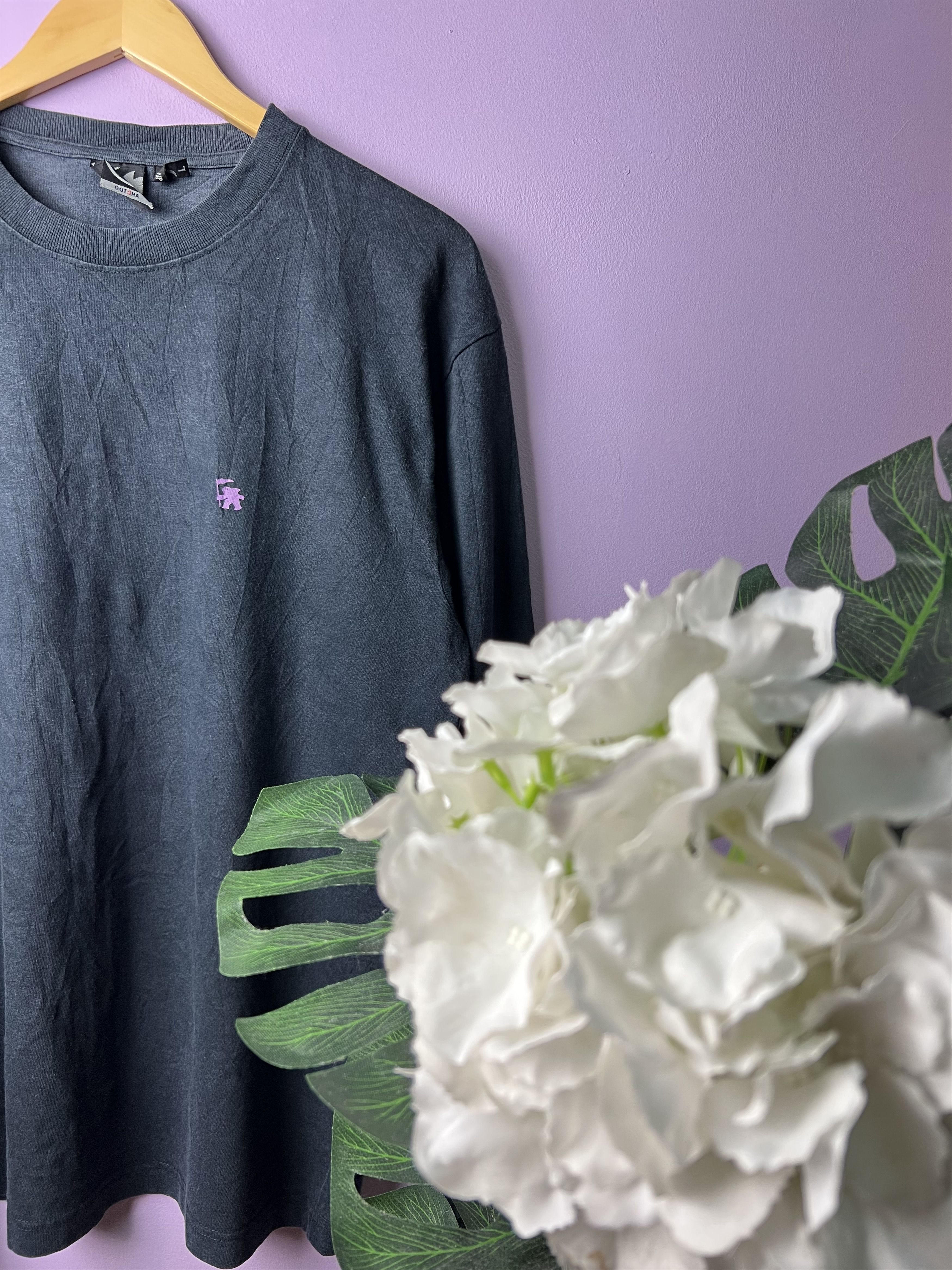 Gotcha 🔥Gotcha Small Logo Long Sleeve Tees Size US M / EU 48-50 / 2 - 5 Thumbnail