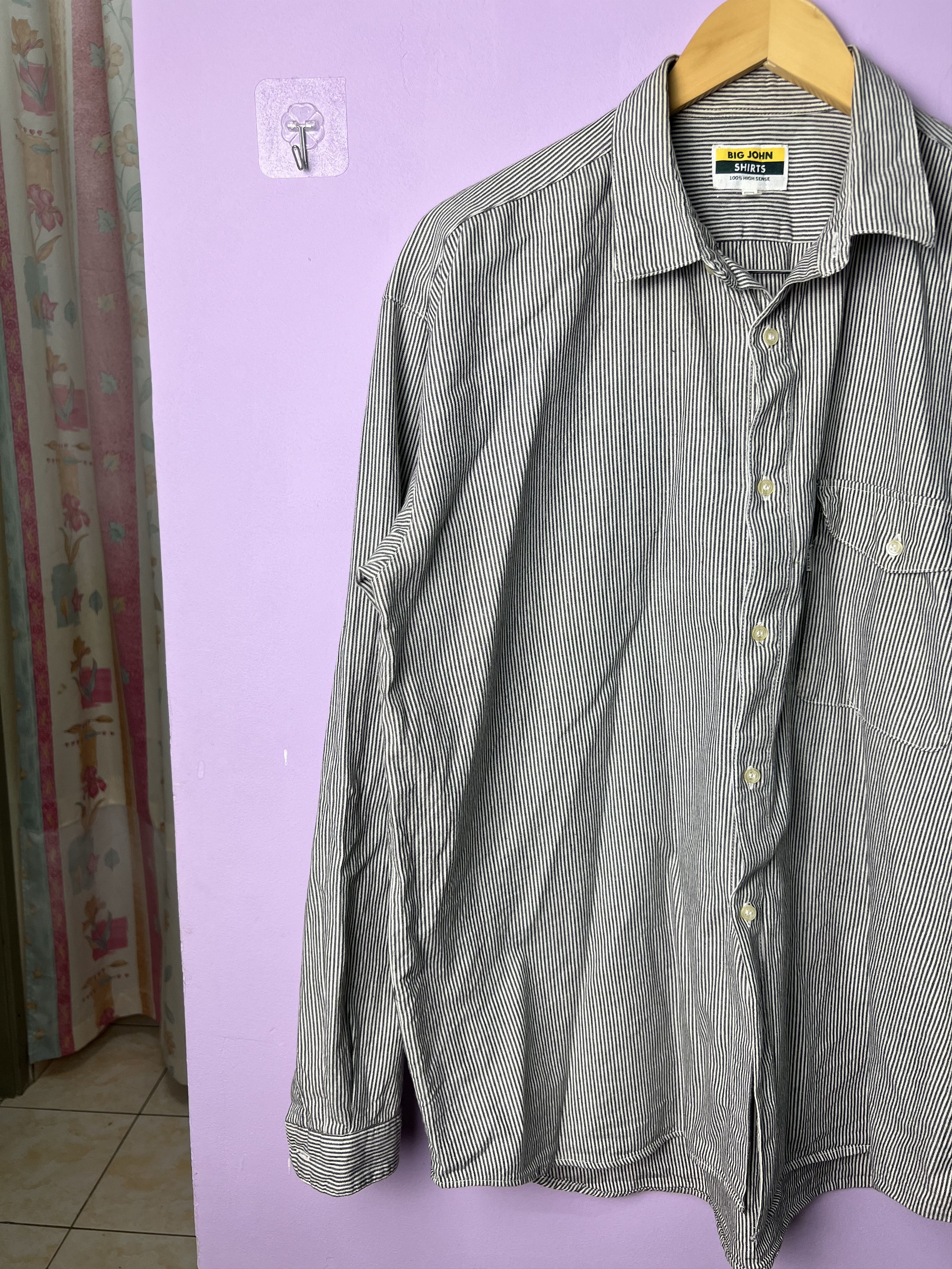 Big John 🔥Made in Japan Vintage Big John Long Sleeves Shirts Size US XL / EU 56 / 4 - 4 Thumbnail