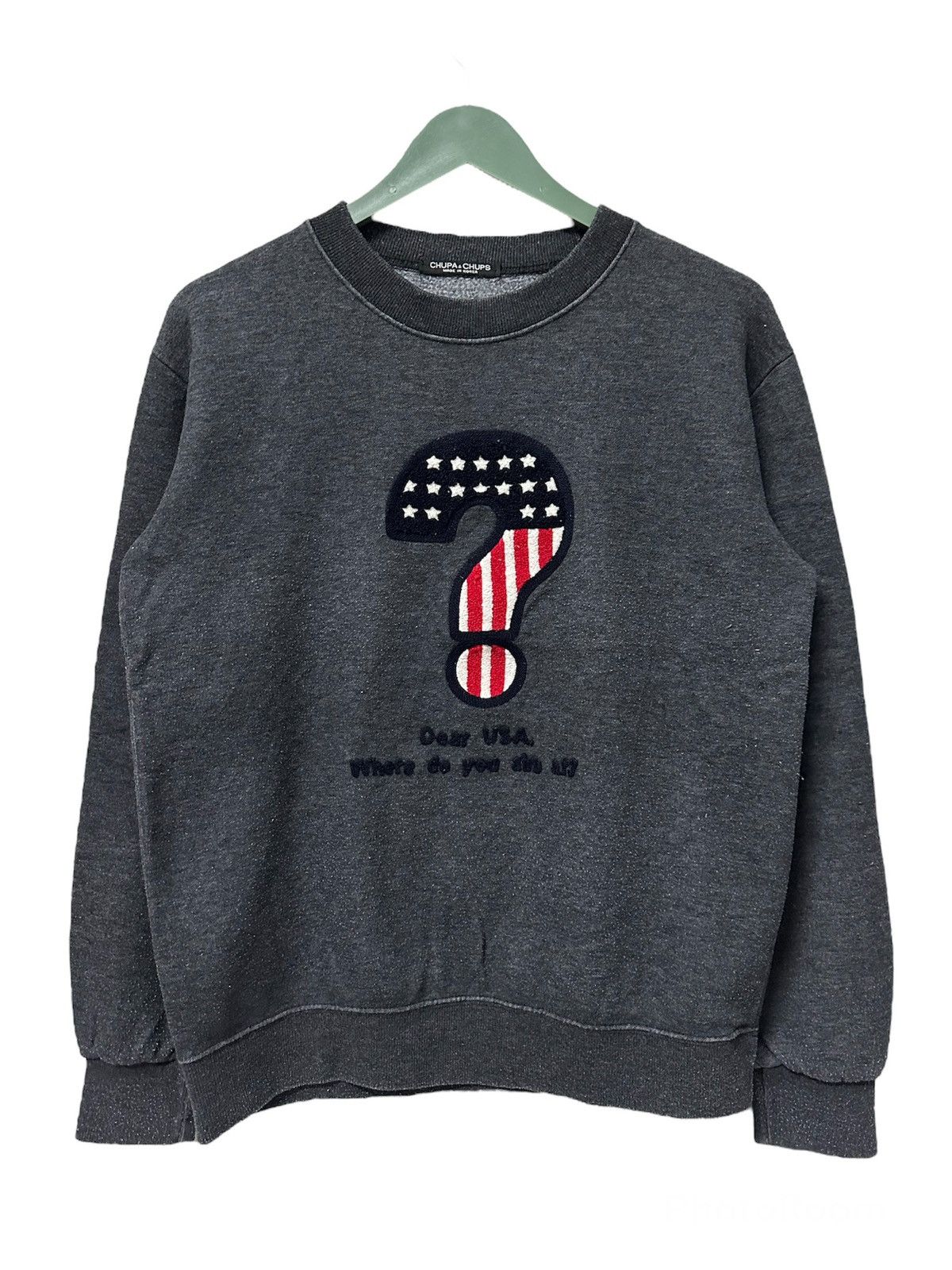 Japanese Brand × Vintage Vintage CHUPA&CHUPS U.S.A Flag Embroidery Logo Pullover Size US S / EU 44-46 / 1 - 1 Thumbnail