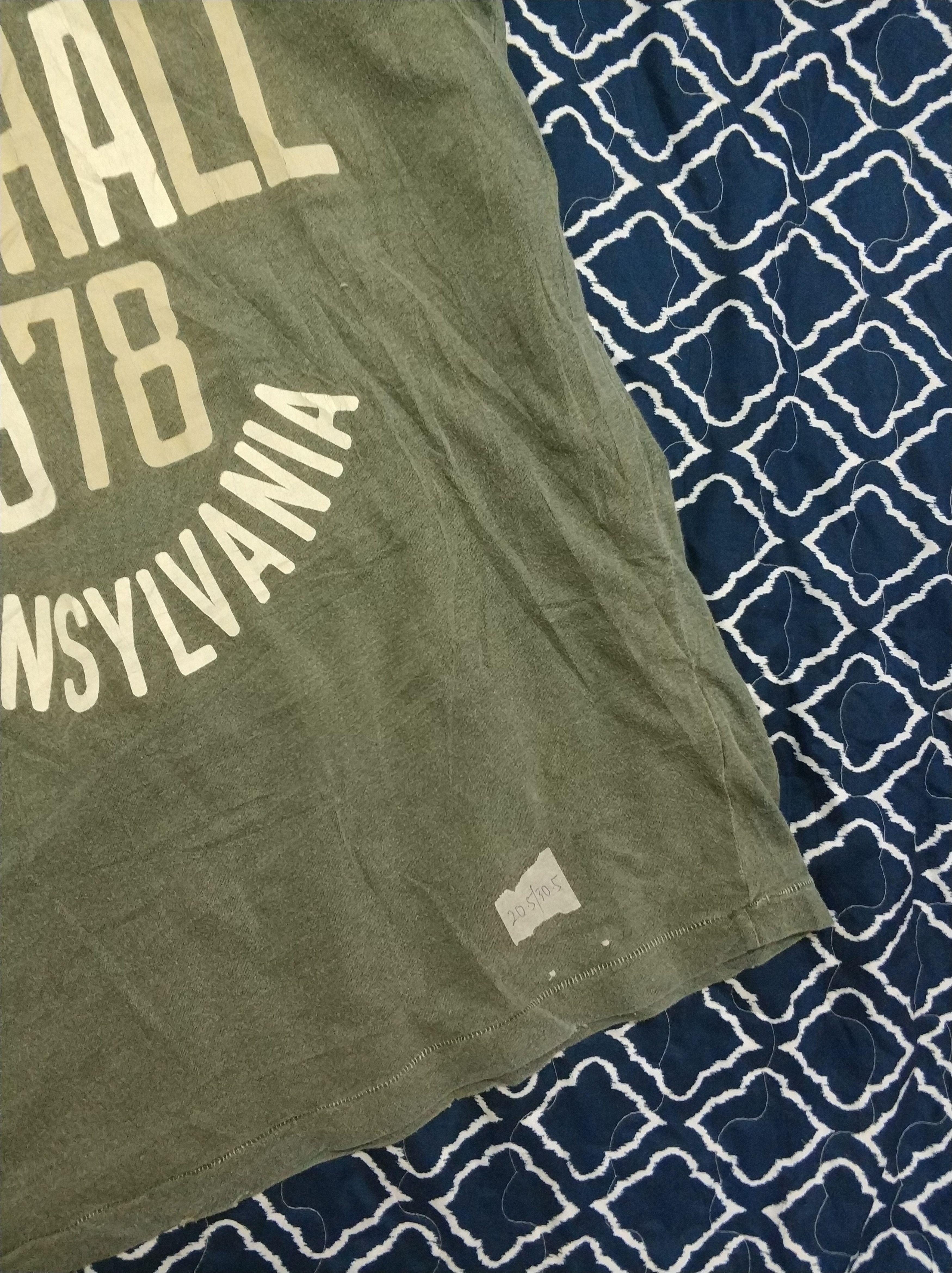 Franklin & Marshall 🔥Distressed Franklin Marshall Spellout Tees Size US M / EU 48-50 / 2 - 5 Thumbnail