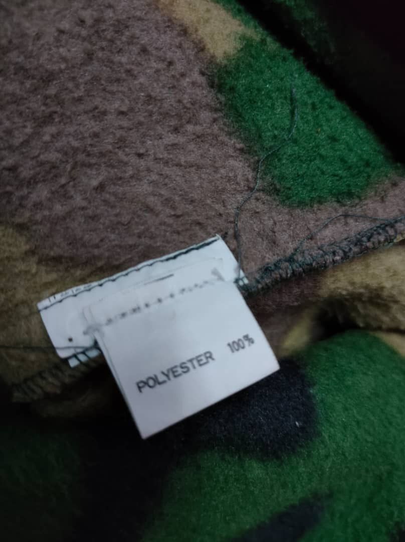 Stussy × Vintage Vintage Stussy Fleece Camo Half Zipper Size US XXL / EU 58 / 5 - 2 Thumbnail