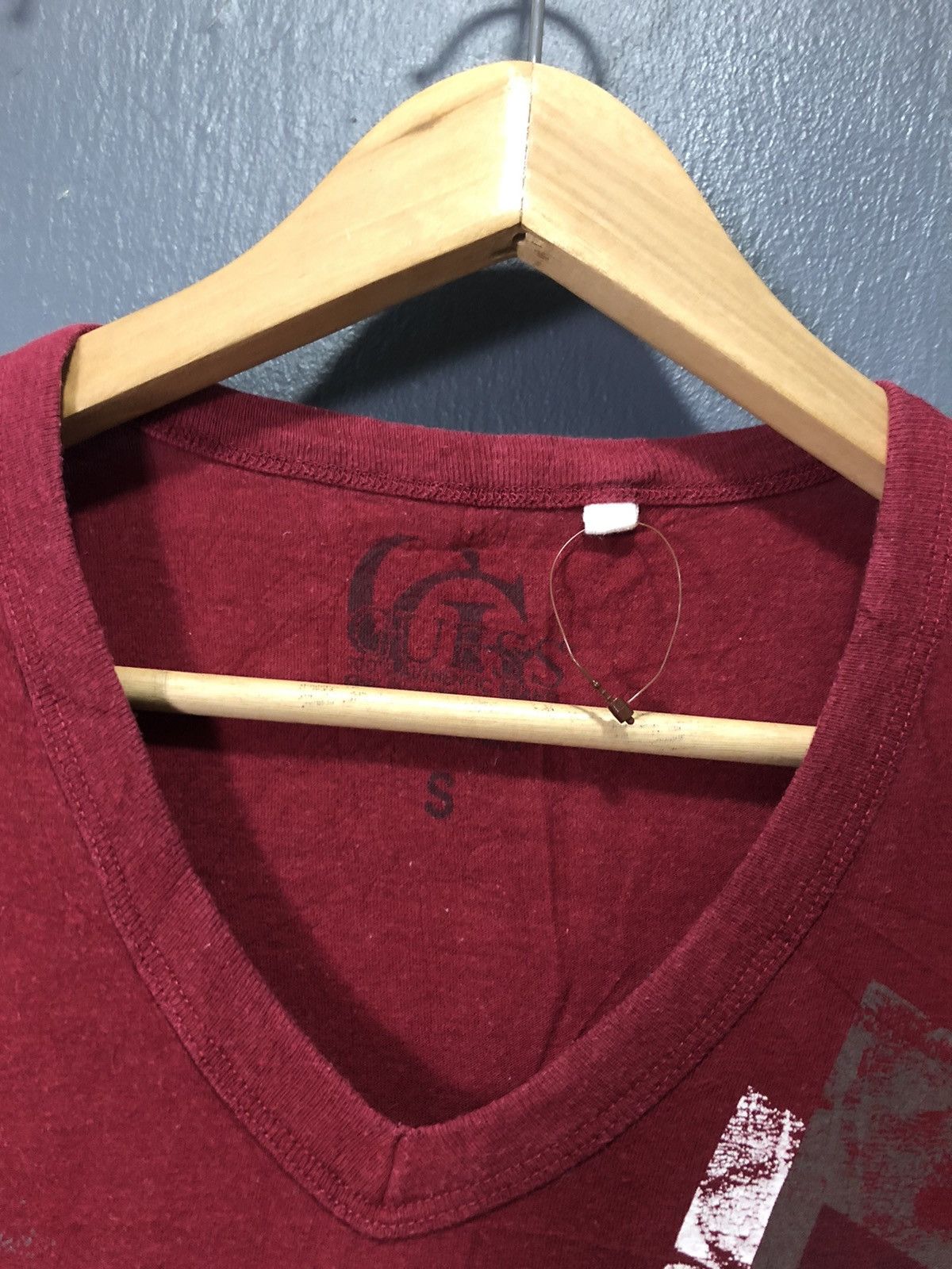 Guess × Vintage VINTAGE GUESS USA PATCHWORK V NECK SHIRT Size US S / EU 44-46 / 1 - 3 Thumbnail