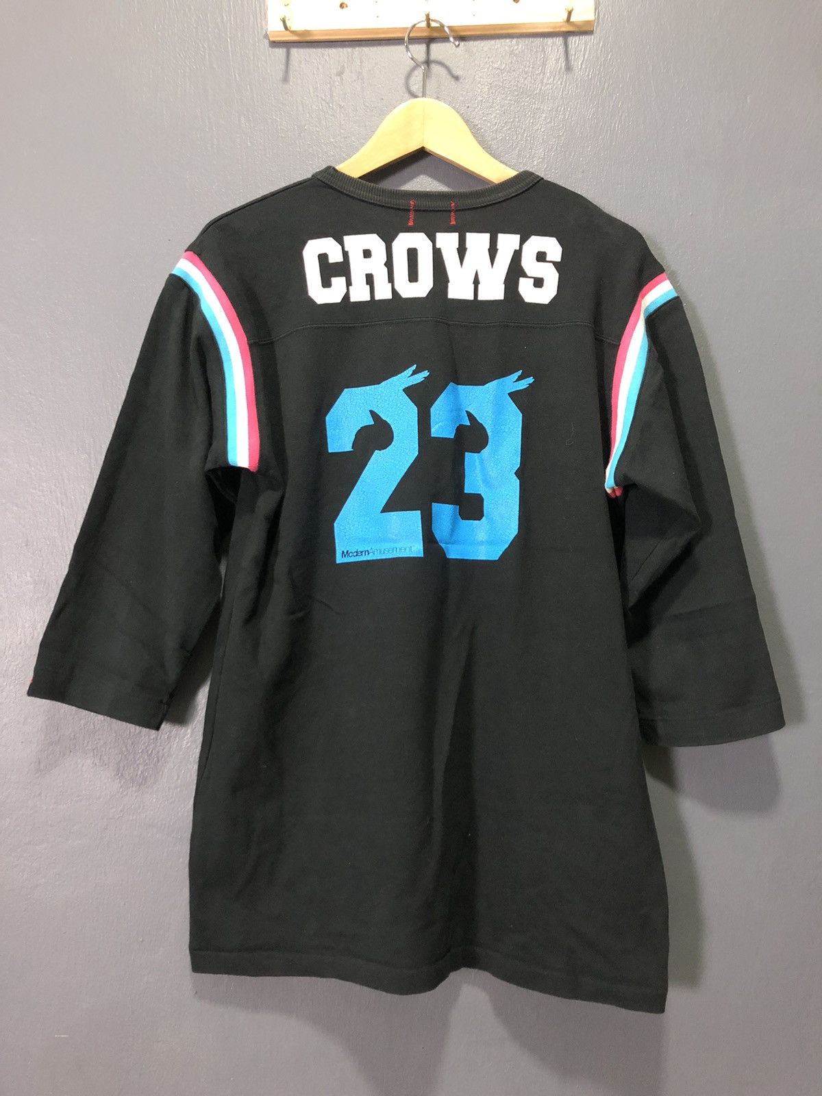Modern Amusement × Vintage VINTAGE MODERN AMUSEMENT CROWS 23 3 QUARTER SLEEVE SHIRT Size US M / EU 48-50 / 2 - 1 Thumbnail