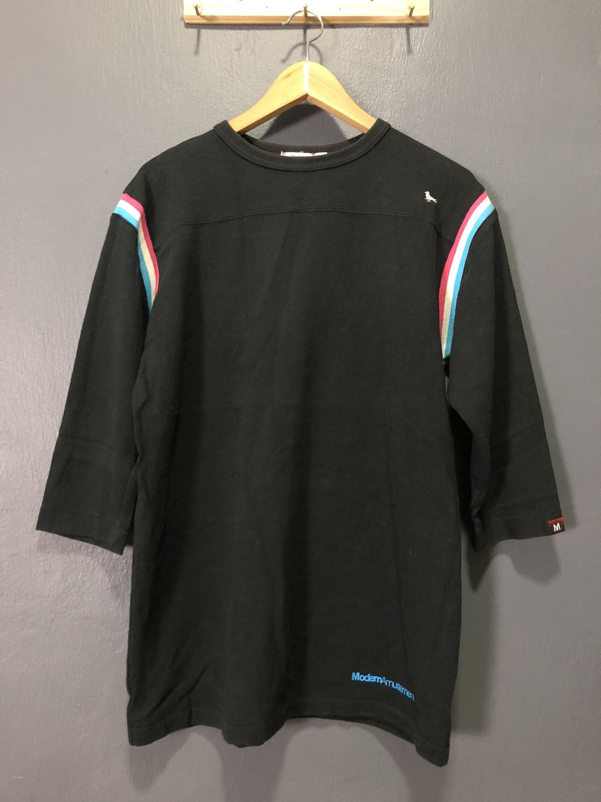 Modern Amusement × Vintage VINTAGE MODERN AMUSEMENT CROWS 23 3 QUARTER SLEEVE SHIRT Size US M / EU 48-50 / 2 - 3 Thumbnail