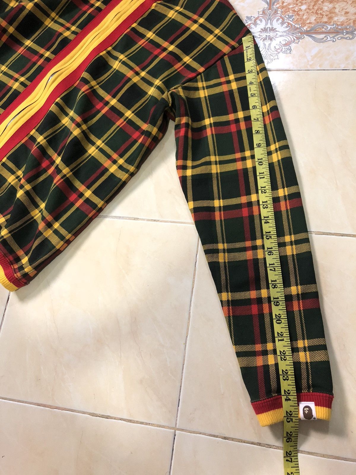 Bape VINTAGE OG BAPE PLAID CHEKERED SWEATER ZIPPER Size US M / EU 48-50 / 2 - 16 Thumbnail